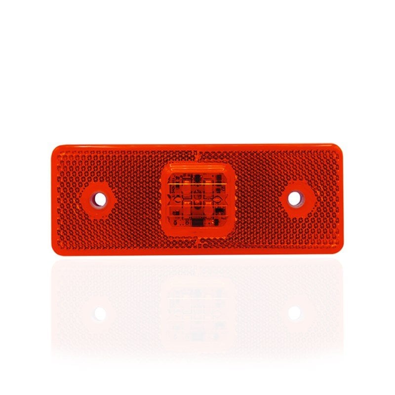 12V 24V Uyumlu Yan Kırmızı Marker 4 Led Lamba Reflektör Su Geçirmez SANEL SML01R