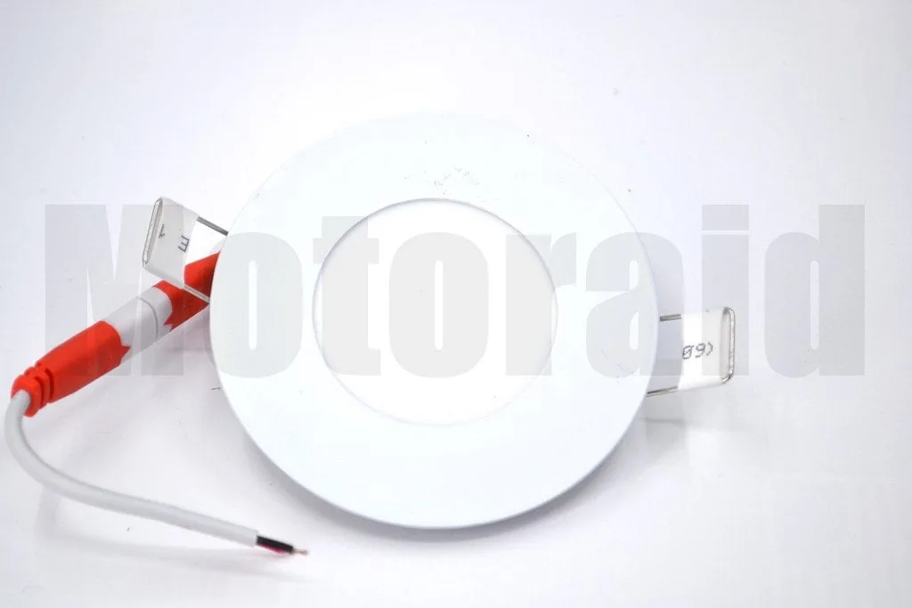 2 Adet Beyaz Işık 3W 12V Tavan Lamba Karavan Kabin Yuvarlak Aluminyum Gövde – 3W