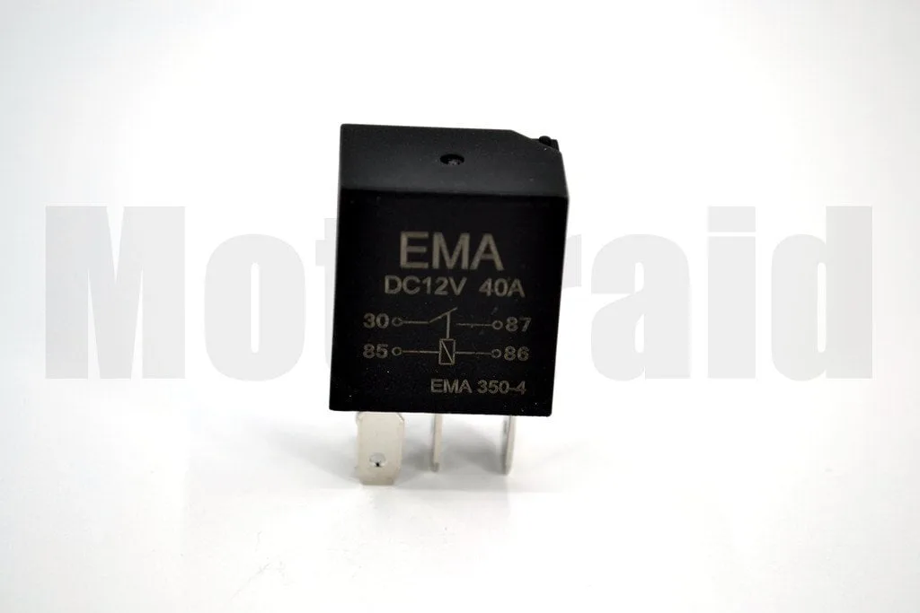 12V 40A Mikro Röle 4 Fişli