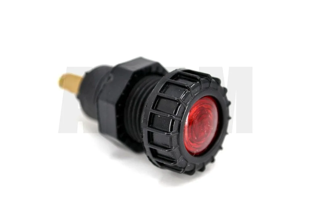 12V 5W 53 Ampullü Kırmızı Göz Lambası 17mm Gösterge İkaz MT-G17K – Kırmızı