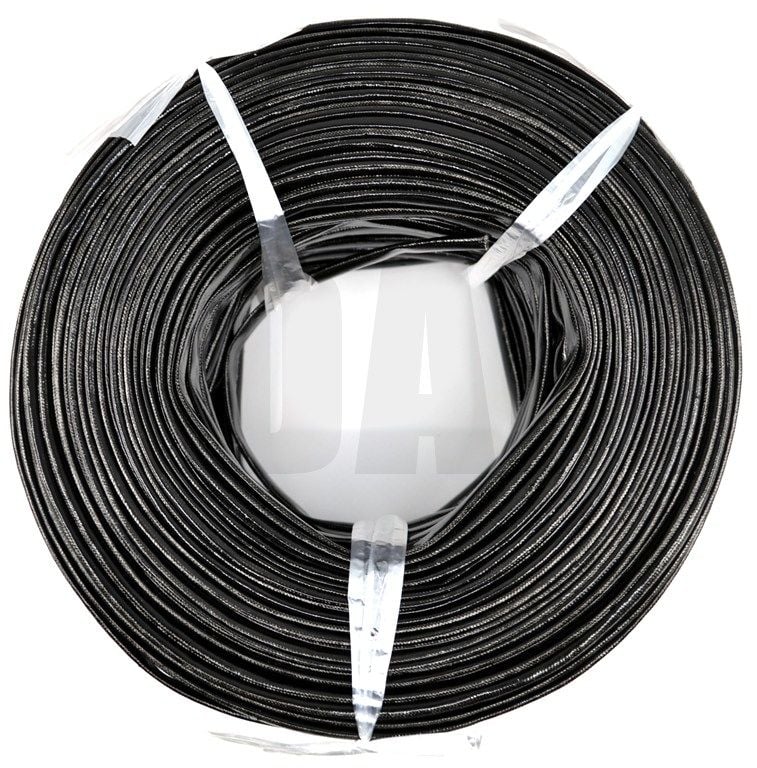 100 Metre 5mm Cam Elyaf Siyah Makaron MT-CM05S