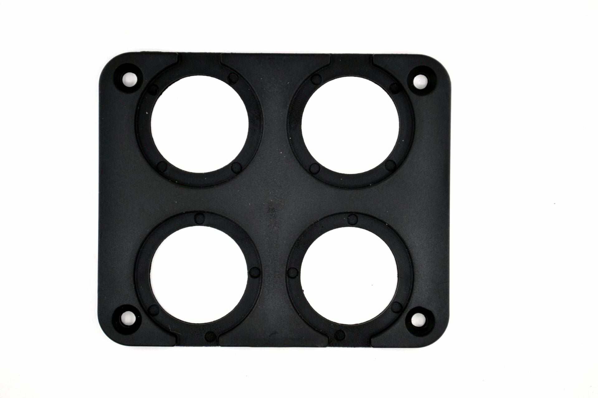 4 Yuvarlak Delikli Pano Montaj Port Plastik Yuva Çakmak USB Panel MT-SK64