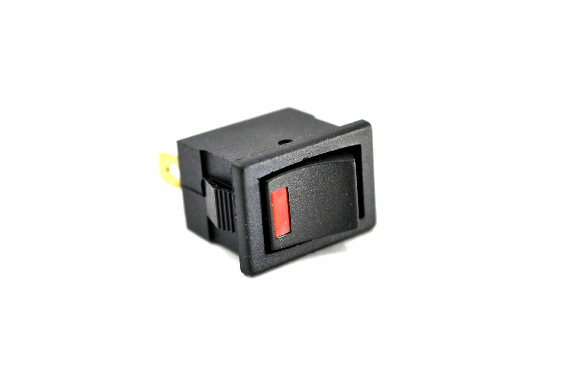 12V Oto Elektrik Anahtarı Kırmızı Ledli Siyah Dikdörtgen 1-0 MT-ANK27