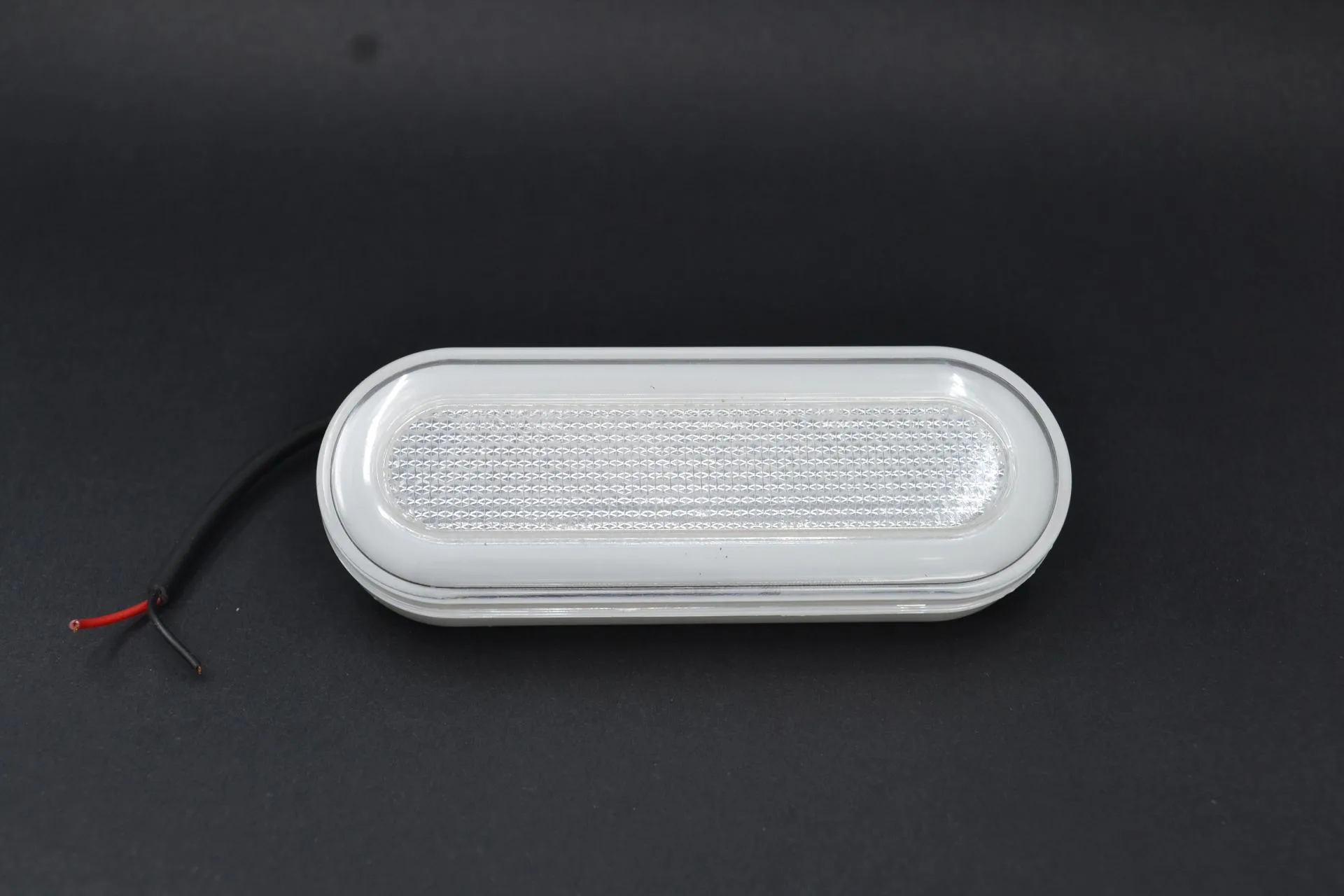Dorse Karavan Neon Görünüm Led Sinyal İşaret Lamba Beyaz 12V 24V (Tek Devreli Ortası Işıksız Reflektör)
