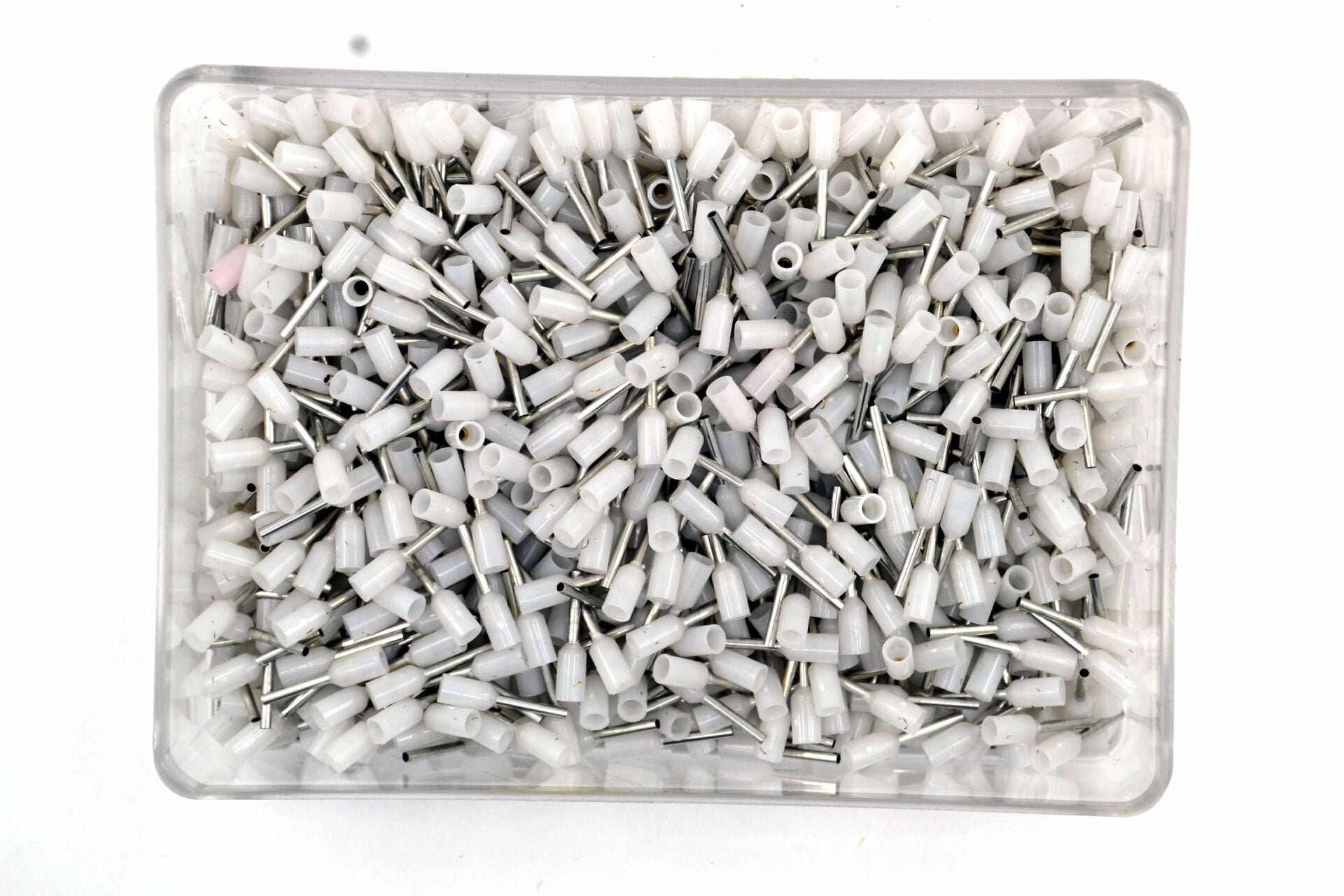 1000 Adet 0,50mm² Kablo Yüksüğü Bakır Beyaz Yüksük TYIF-0,50
