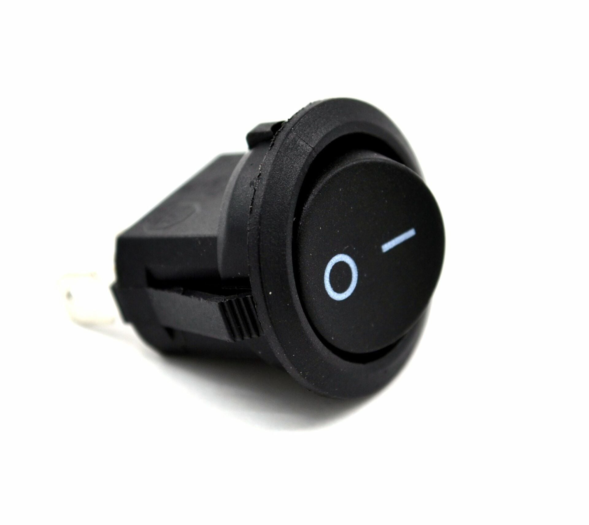 23mm Yuvarlak Siyah Elektrik Anahtarı 1-0 Işıksız Rocker MT-ANK20