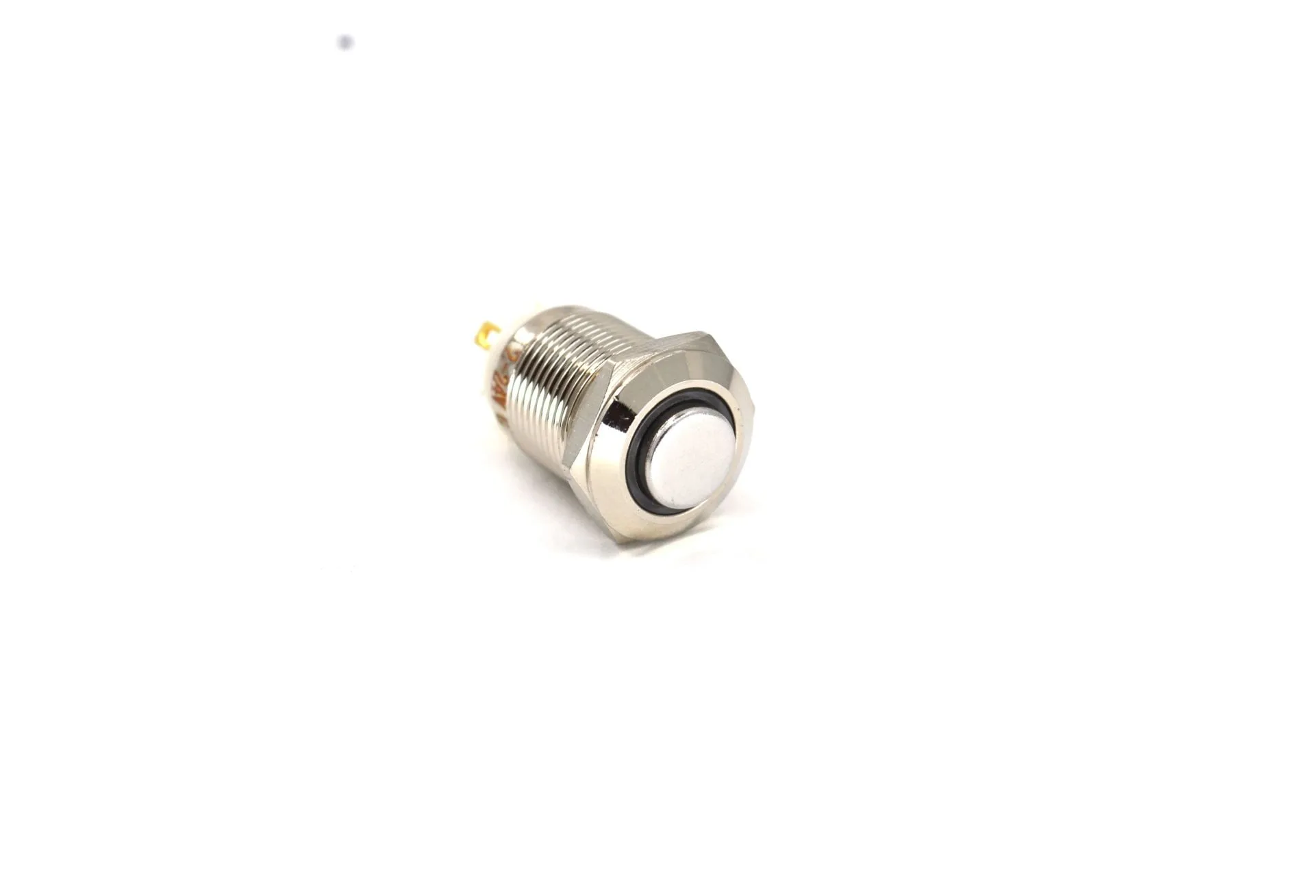 12mm Yaylı Buton Anahtar 12V 24V Kırmızı Işıklı Yuvarlak Metal MT-ANY02