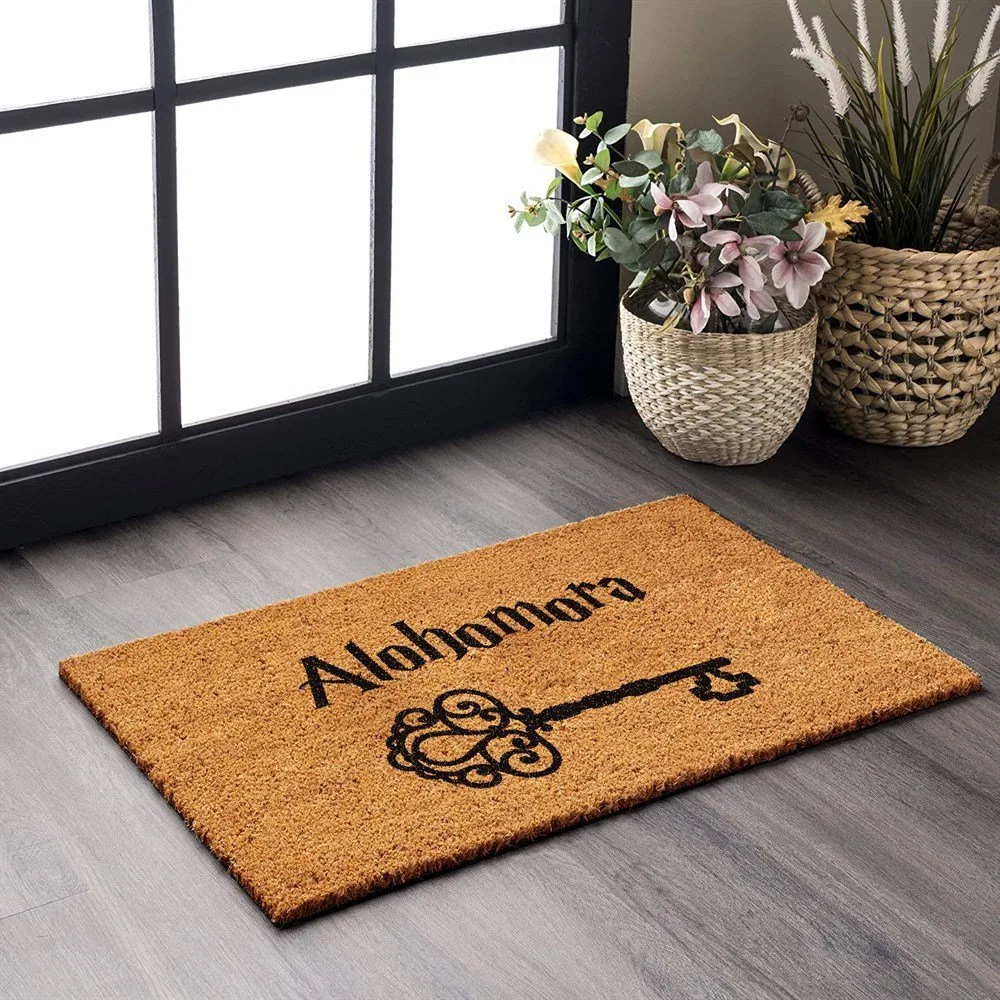 Decovetro Paspas Harry Potter Alohomora Desenli Kapı Önü Paspası 40 x 60 Cm