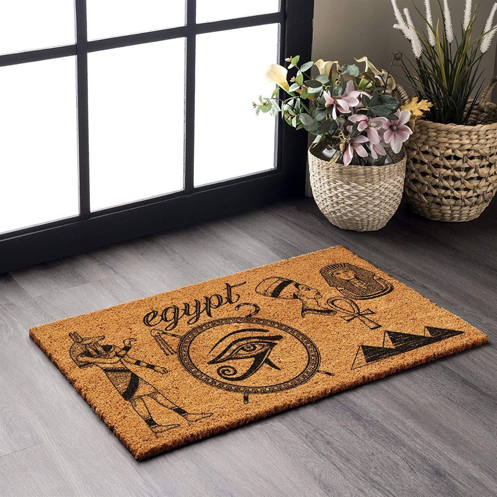 Decovetro Paspas Mısır Desenli Kapı Önü Paspası 40 x 60 Cm