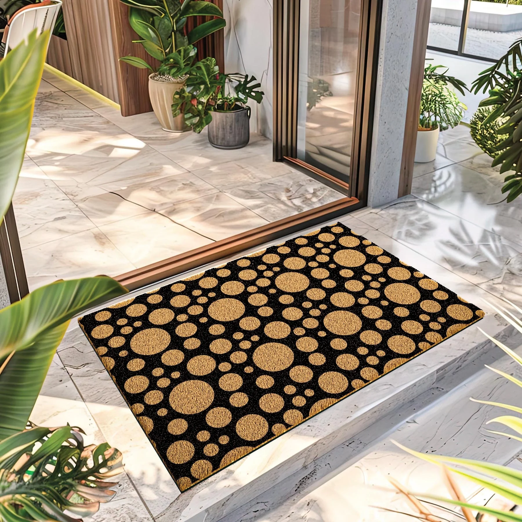 Decovetro Paspas Puantiye Desenli Kapı Önü Paspası 40 x 60 Cm