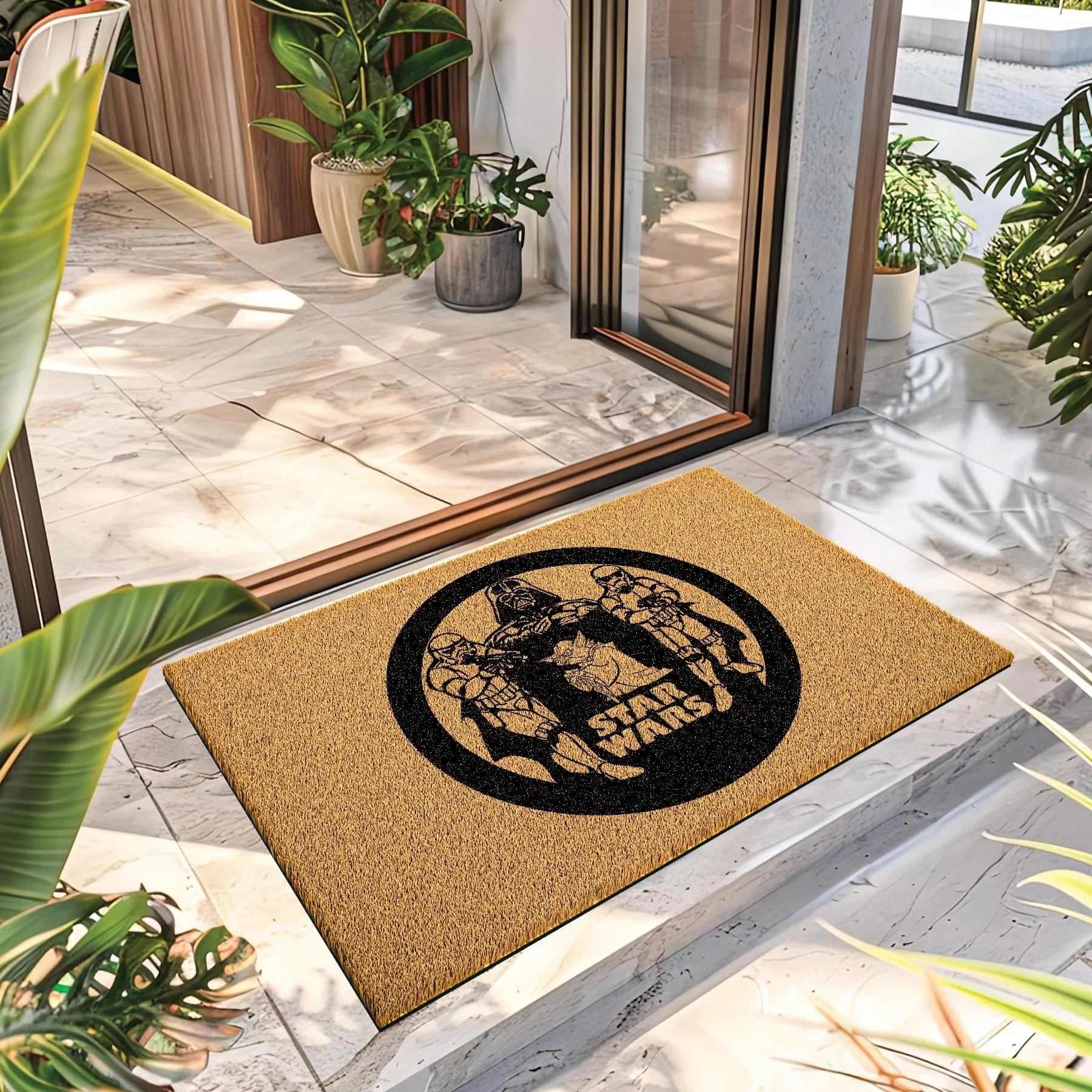 Decovetro Paspas Star Wars Desenli Kapı Önü Paspası 40 x 60 Cm
