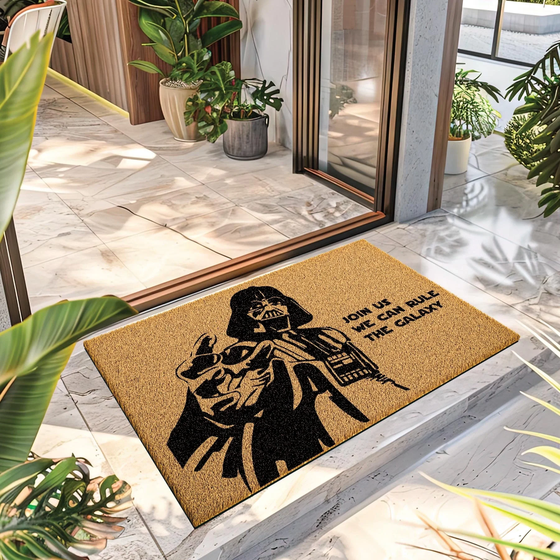 Decovetro Paspas Star Wars Darth Vader Join Us Desenli40 x 60 Cm