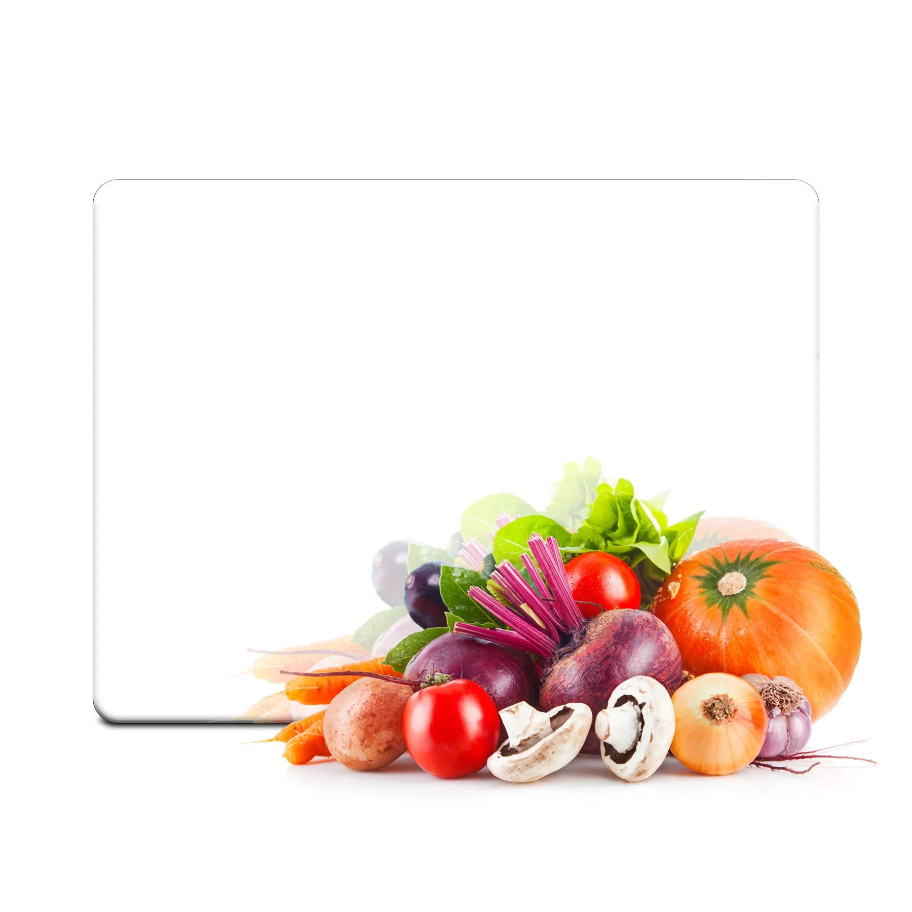 Decovetro Cam Kesme Tahtası ve Sunumluk Beyaz 20x30 Cm