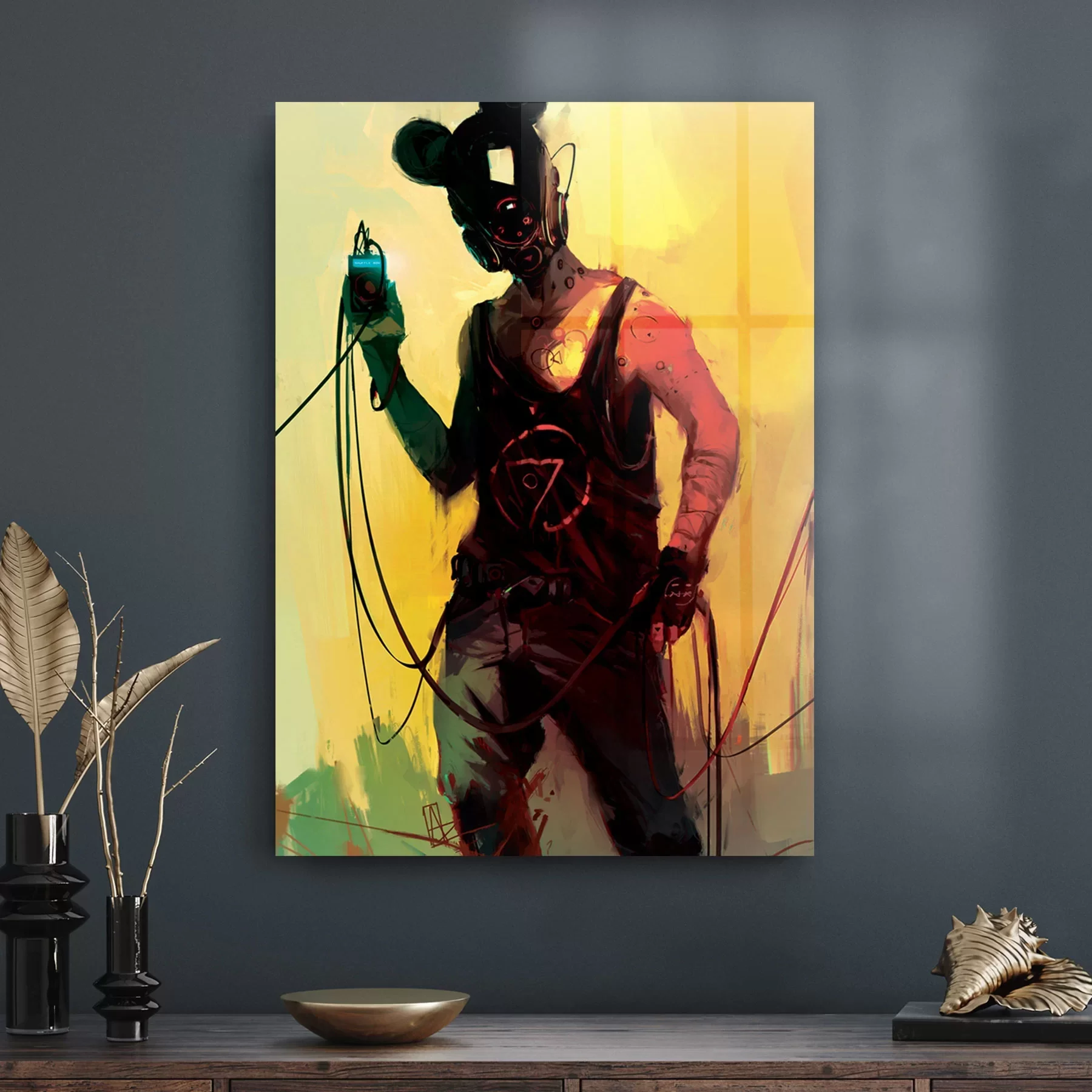 Decovetro Cam Tablo Cyberpunk Future 50x70 cm