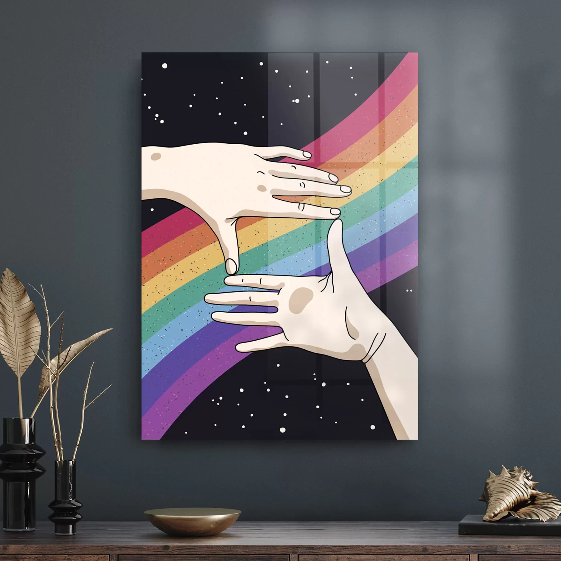 Decovetro Cam Tablo LGBT Foto 50x70 cm