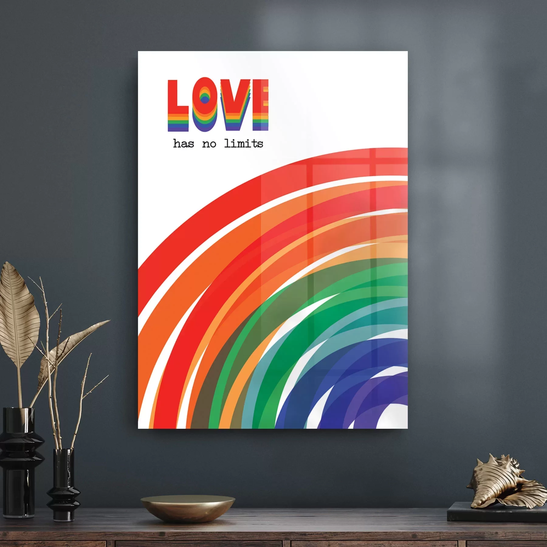 Decovetro Cam Tablo Love Has No Limits 50x70 cm