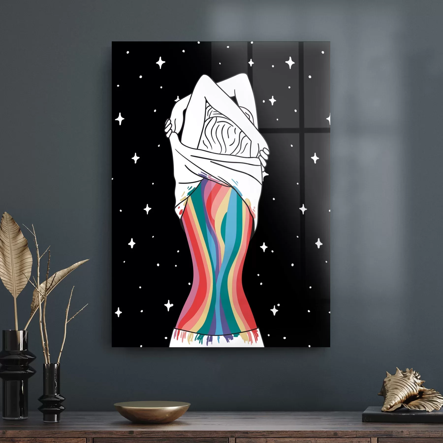 Decovetro Cam Tablo LGBT Aesthetic 50x70 cm