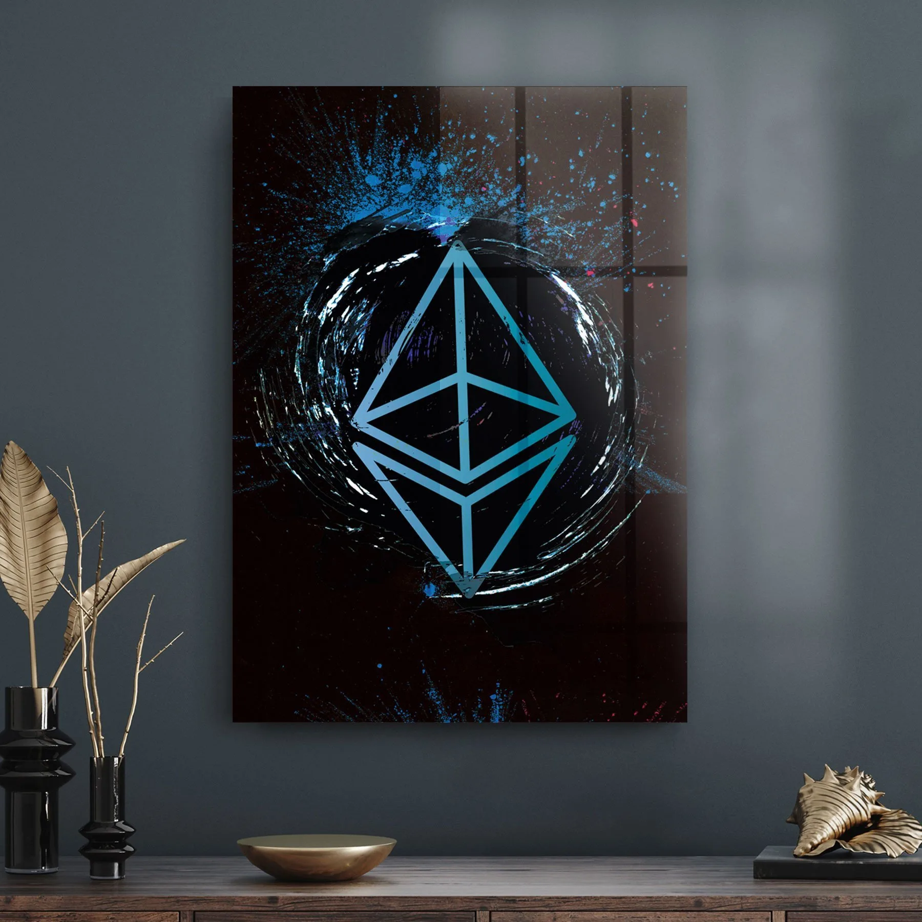 Decovetro Cam Tablo Ethereum 50x70 cm