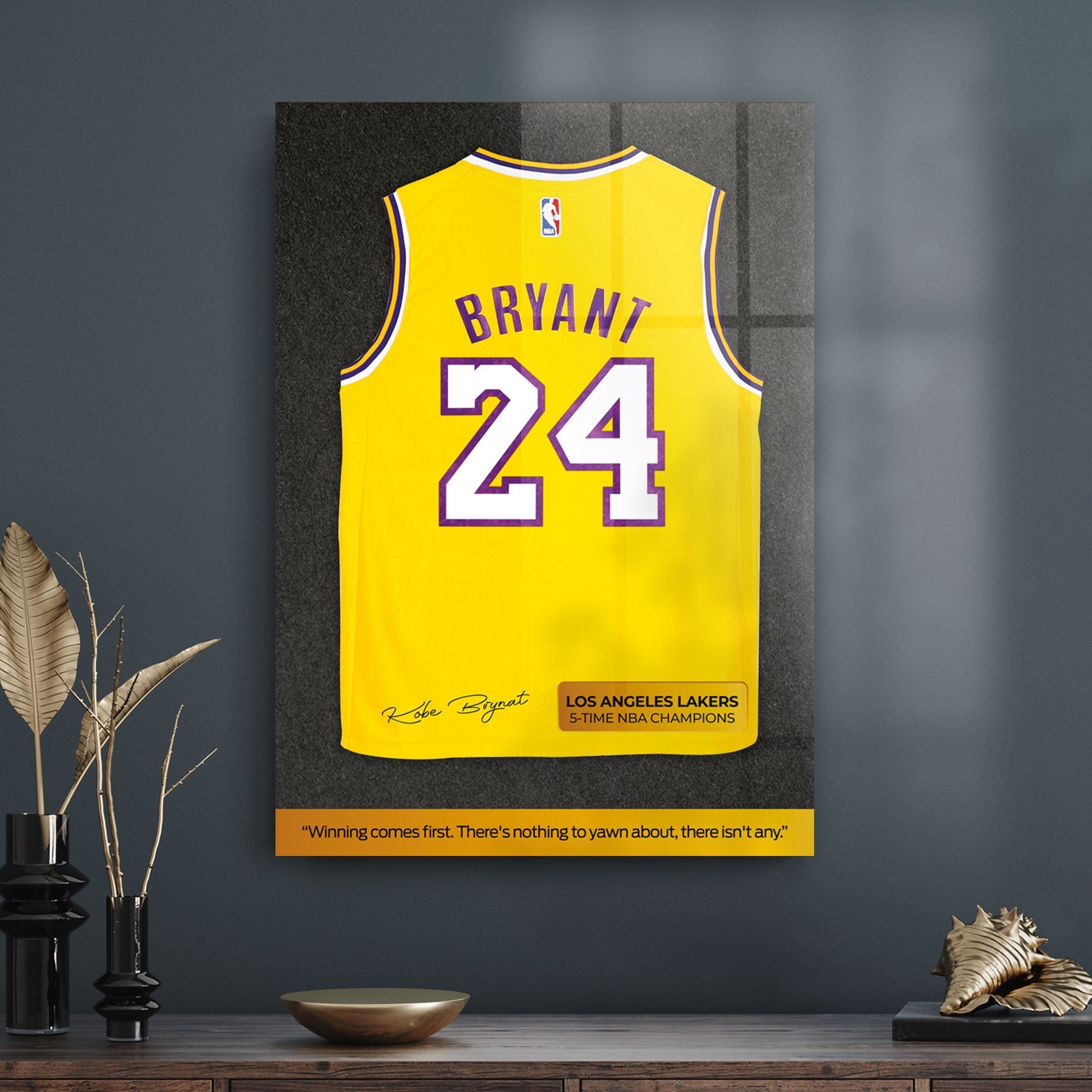 Decovetro Cam Tablo Kobe Byrant Forma 50x70 cm