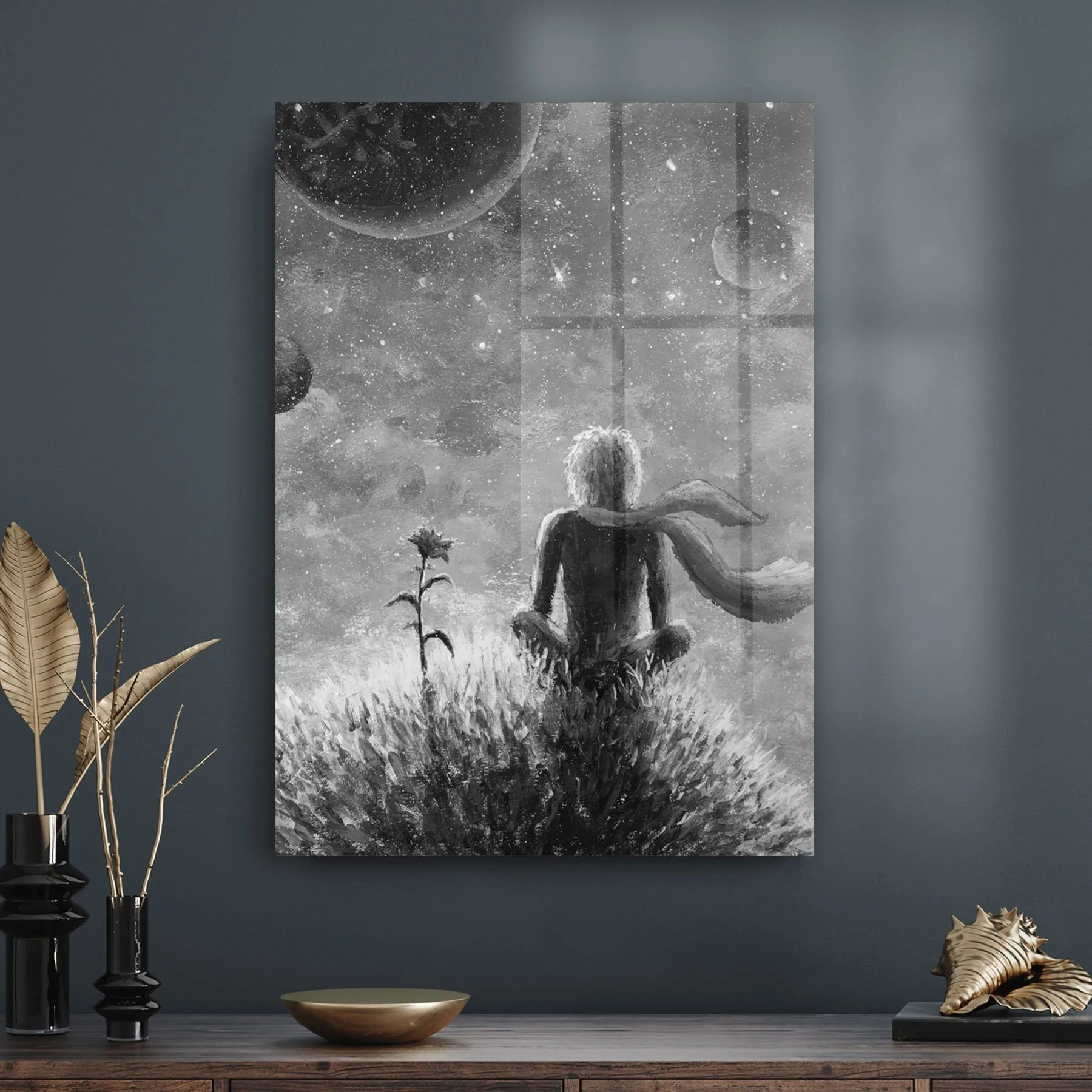 Decovetro Cam Tablo Yağlı Boya Sanatsal 50x70 cm