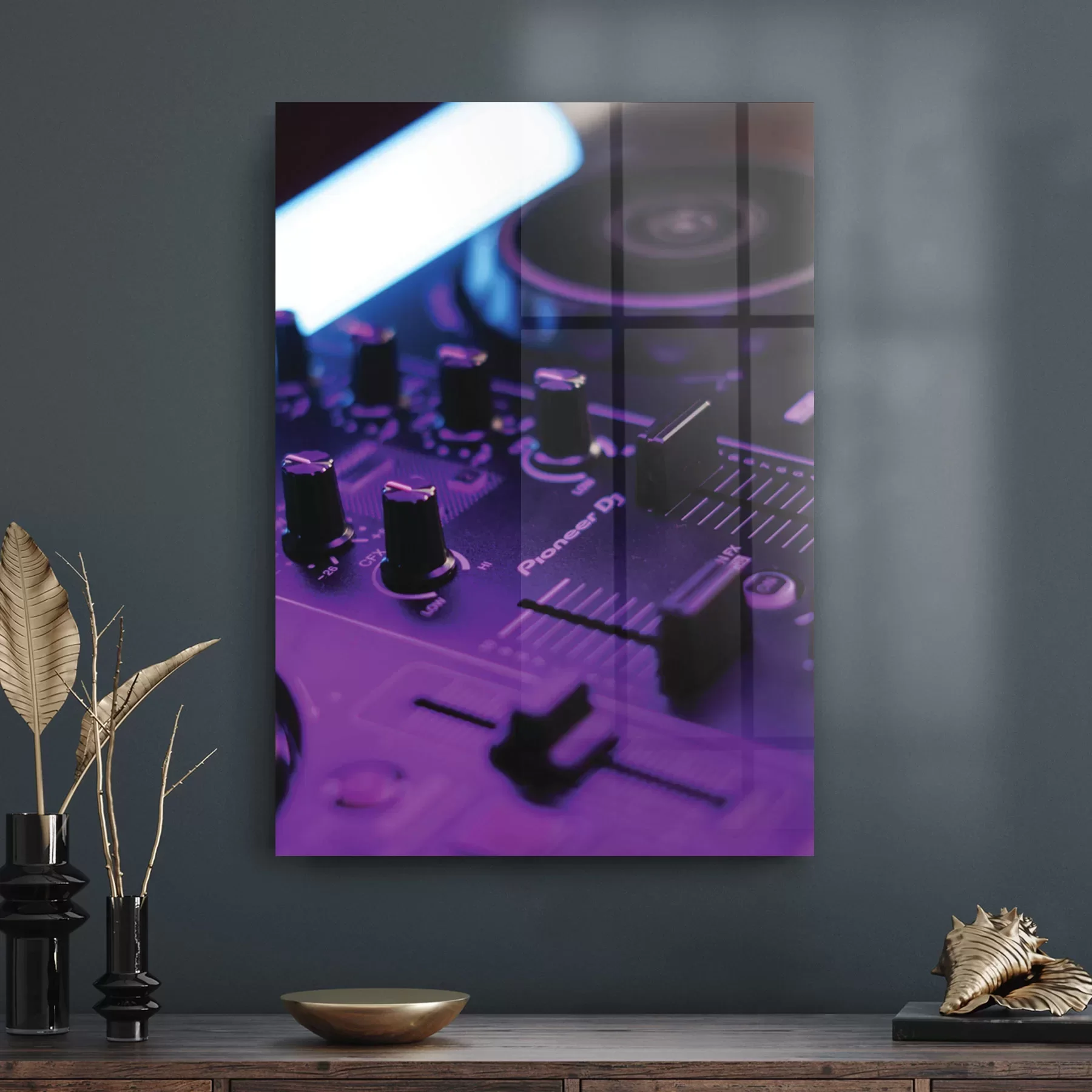 Decovetro Cam Tablo Dj Table 50x70 cm