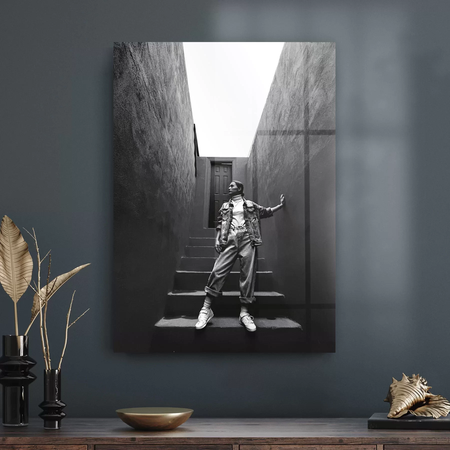Decovetro Cam Tablo Kadın Duvar 50x70 cm