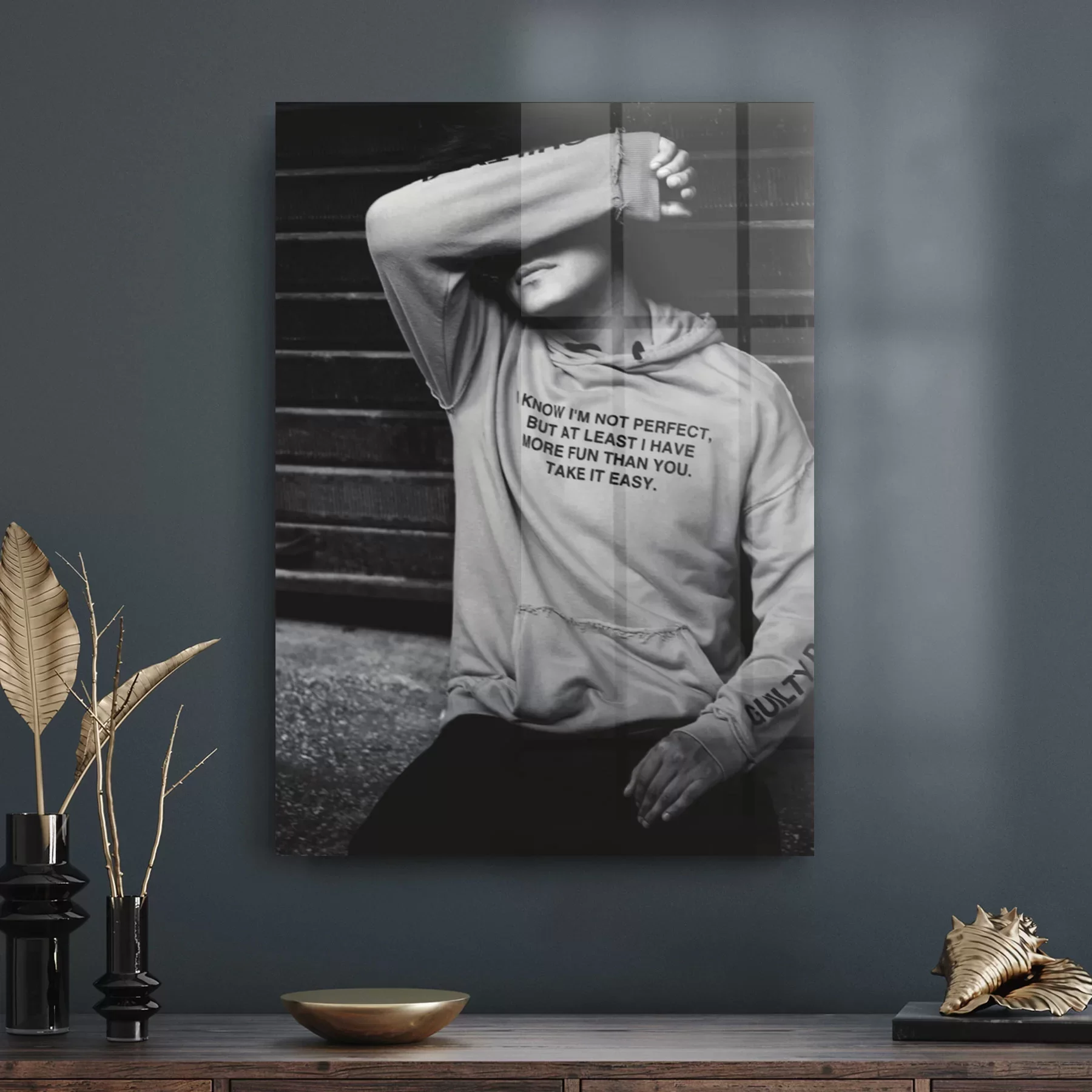 Decovetro Cam Tablo Not Perfect 50x70 cm
