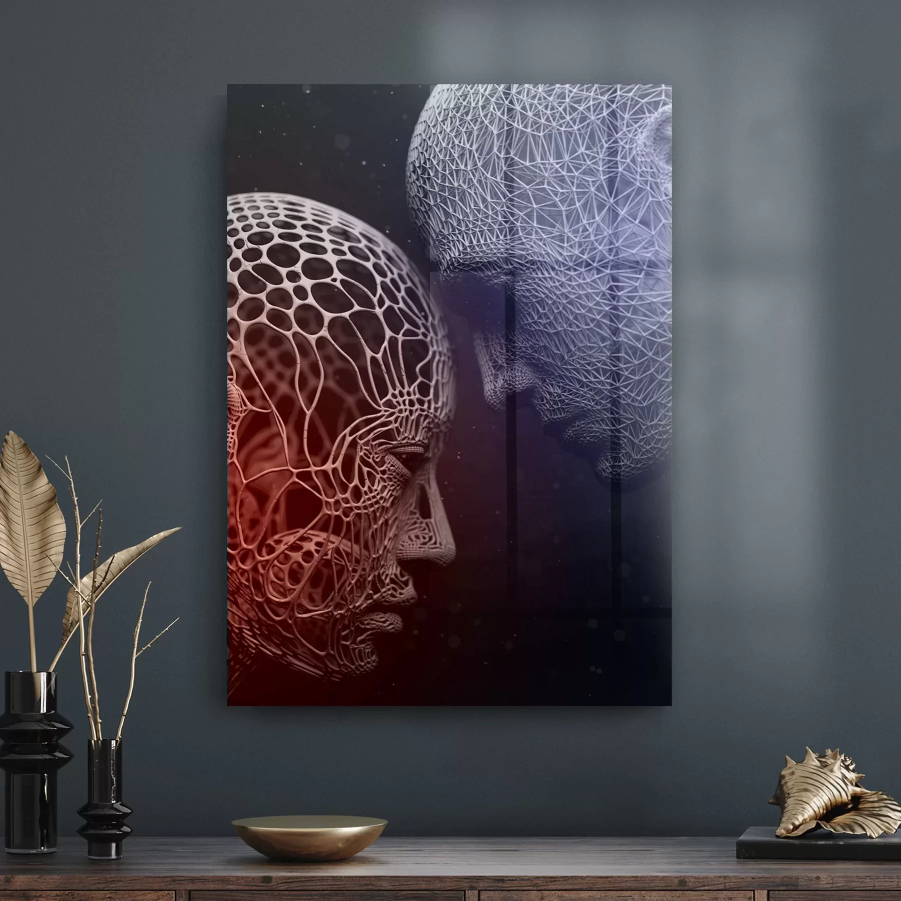 Decovetro Cam Tablo 3d Human Love 50x70 cm