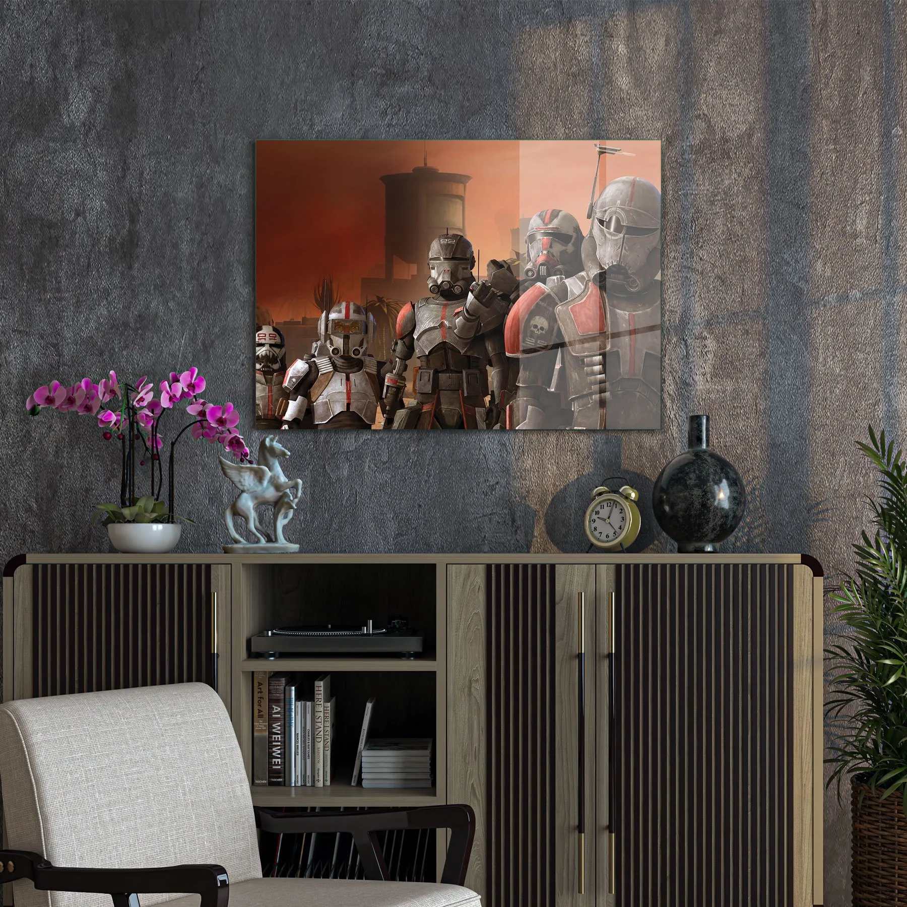 Decovetro Cam Tablo Star Wars Bad Batch 50x70 cm