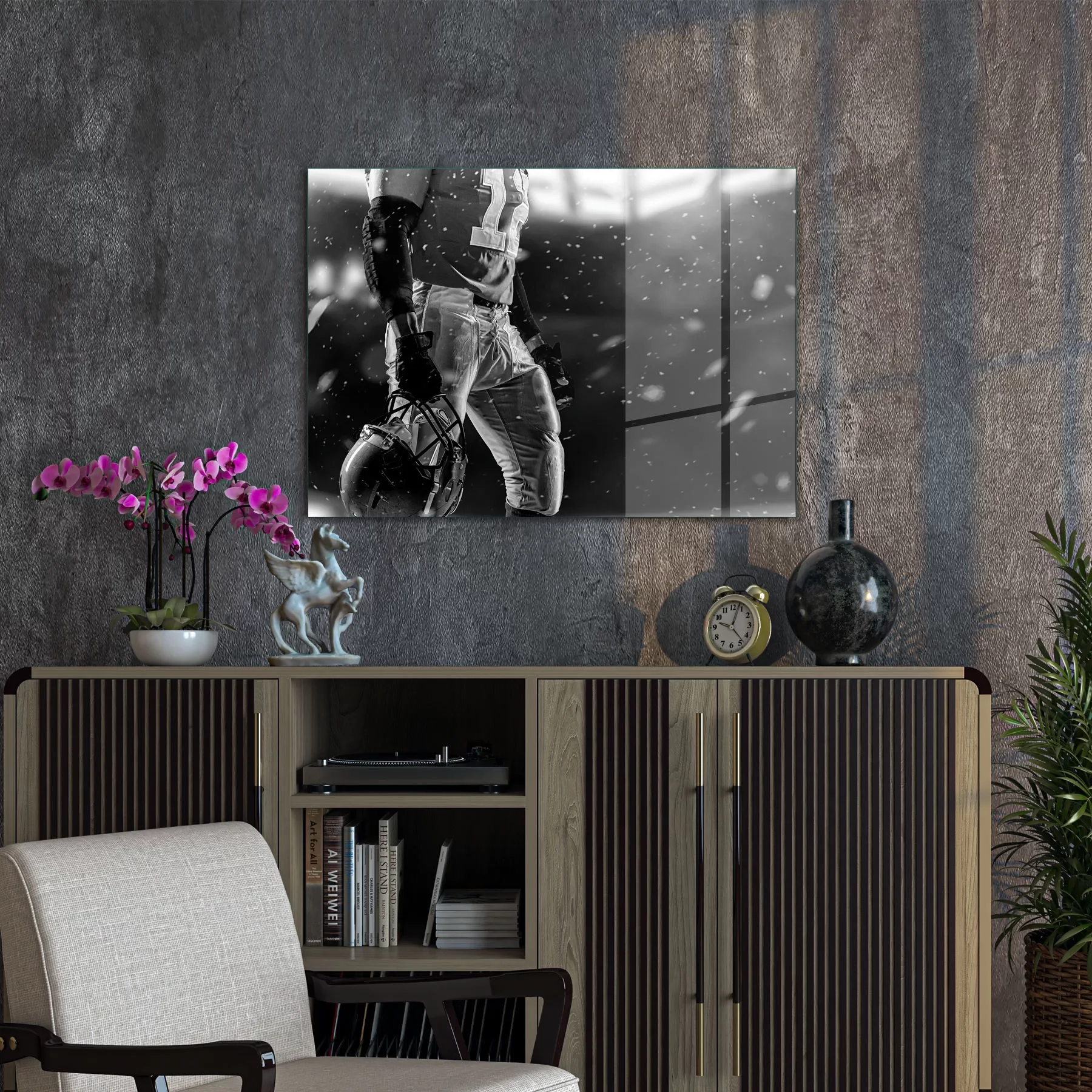 Decovetro Cam Tablo American Football 50x70 cm