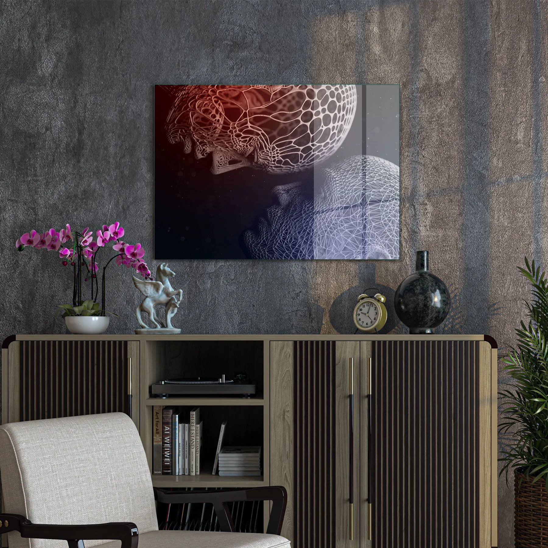 Decovetro Cam Tablo 3D Humans 50x70 cm