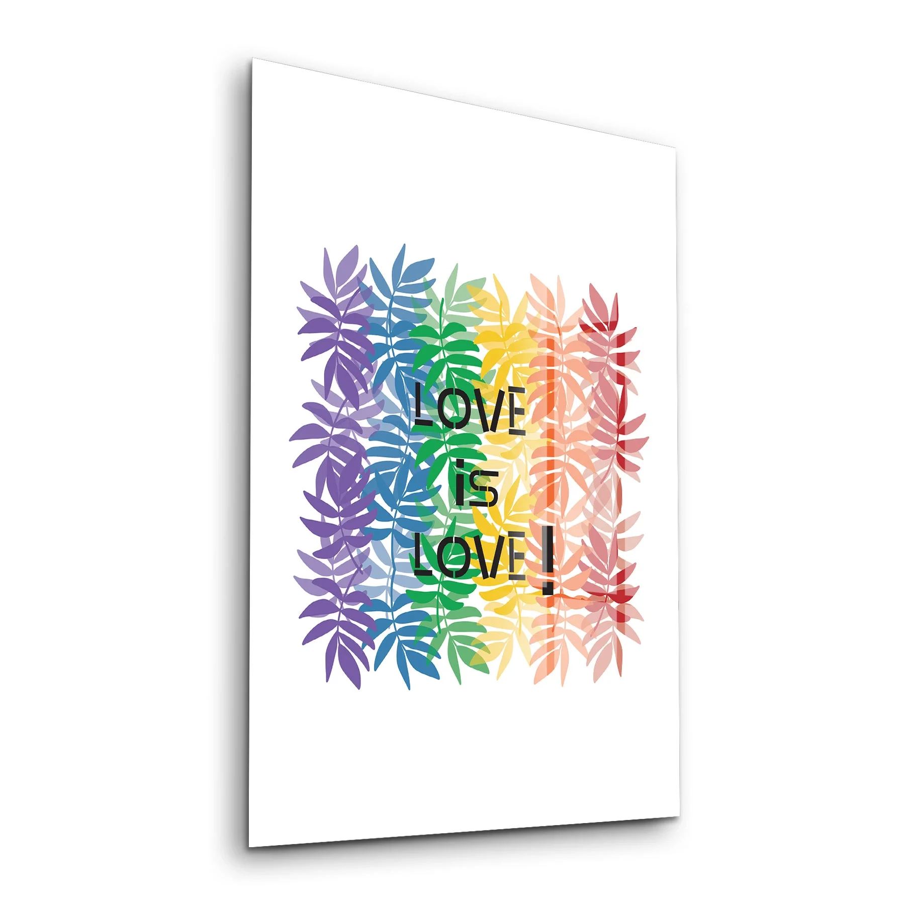 Decovetro Cam Tablo Love Is Love 30x40 cm