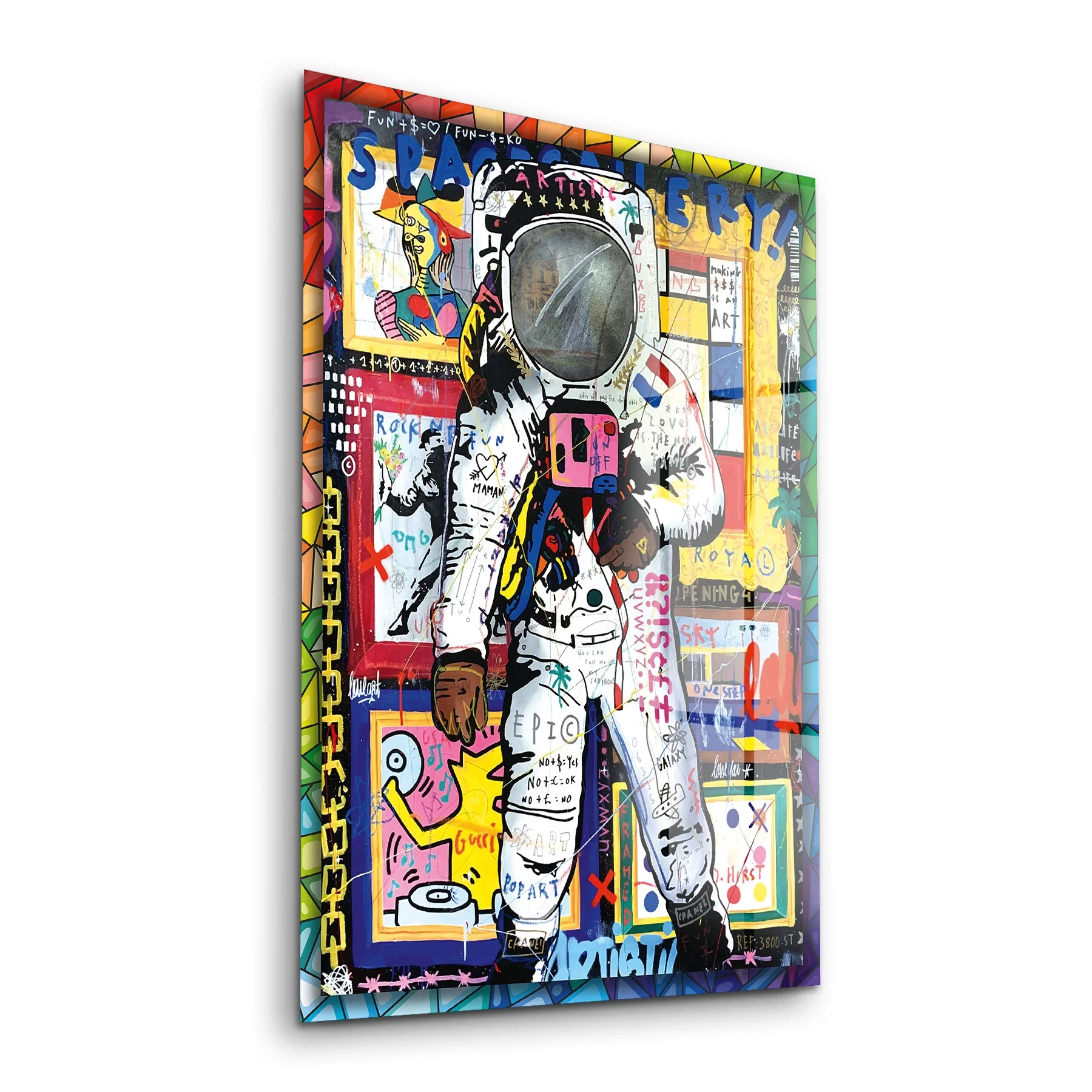 Decovetro Cam Tablo Pop Art Space 30x40 cm