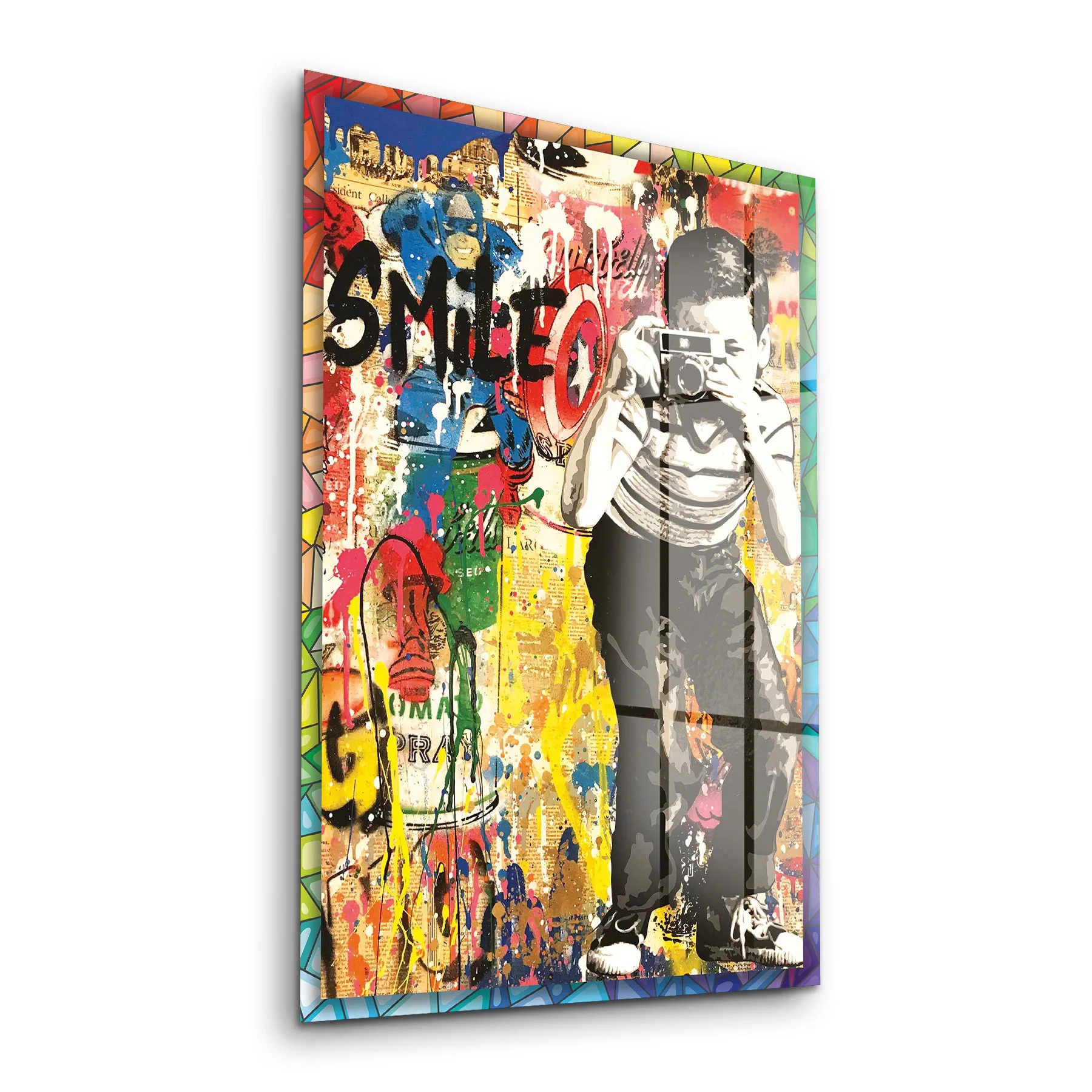 Decovetro Cam Tablo Pop Art Karma 30x40 cm