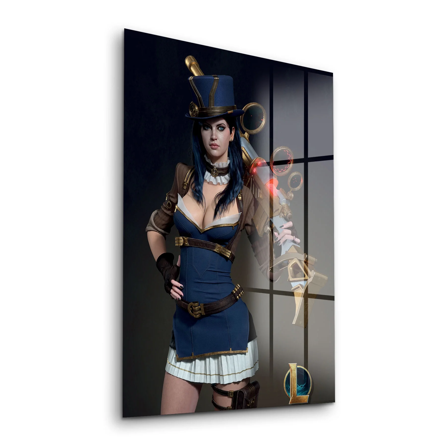 Decovetro Cam Tablo Lol Caitlyn Kiramman 30x40 cm