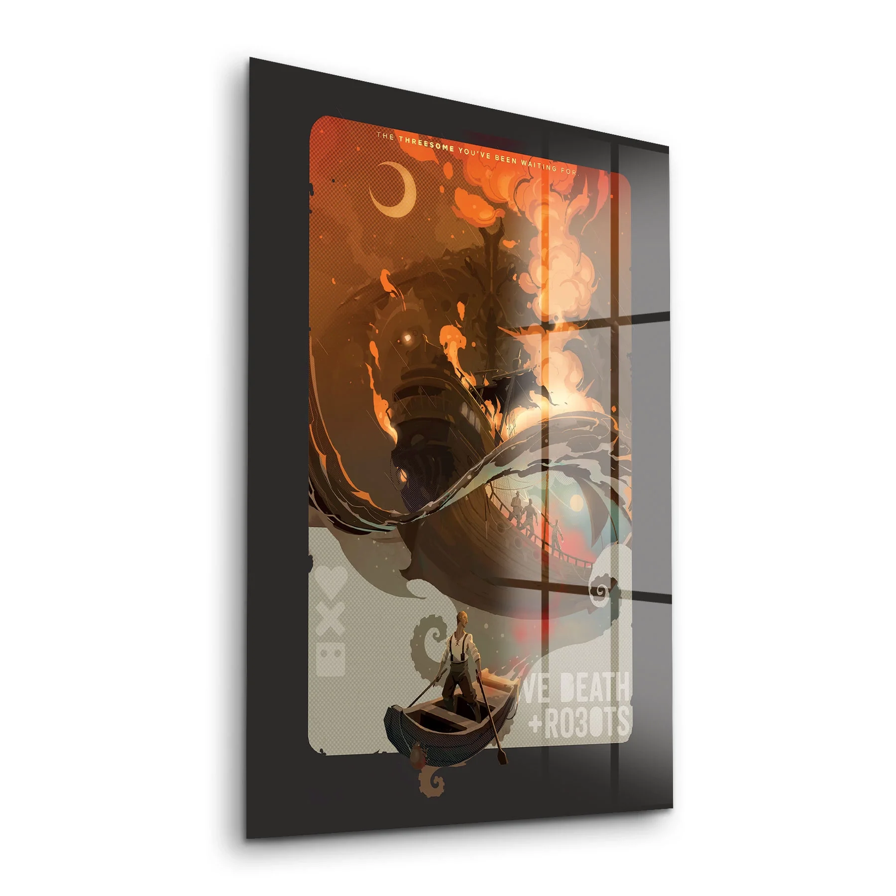Decovetro Cam Tablo Love Death Robots Bad Travelling Poster 30x40 cm