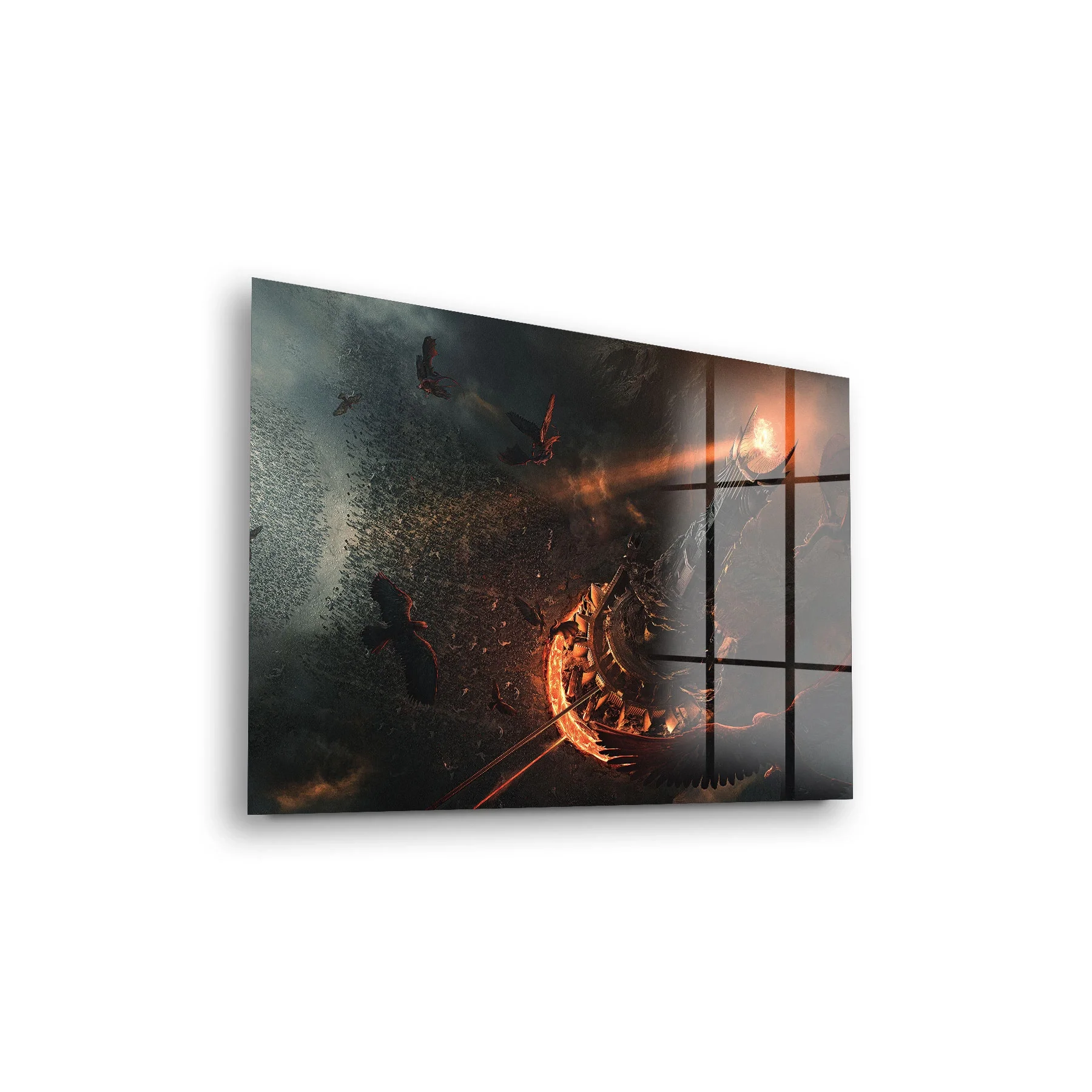 Decovetro Cam Tablo Lotr Battle Of Mordor 30x40 cm
