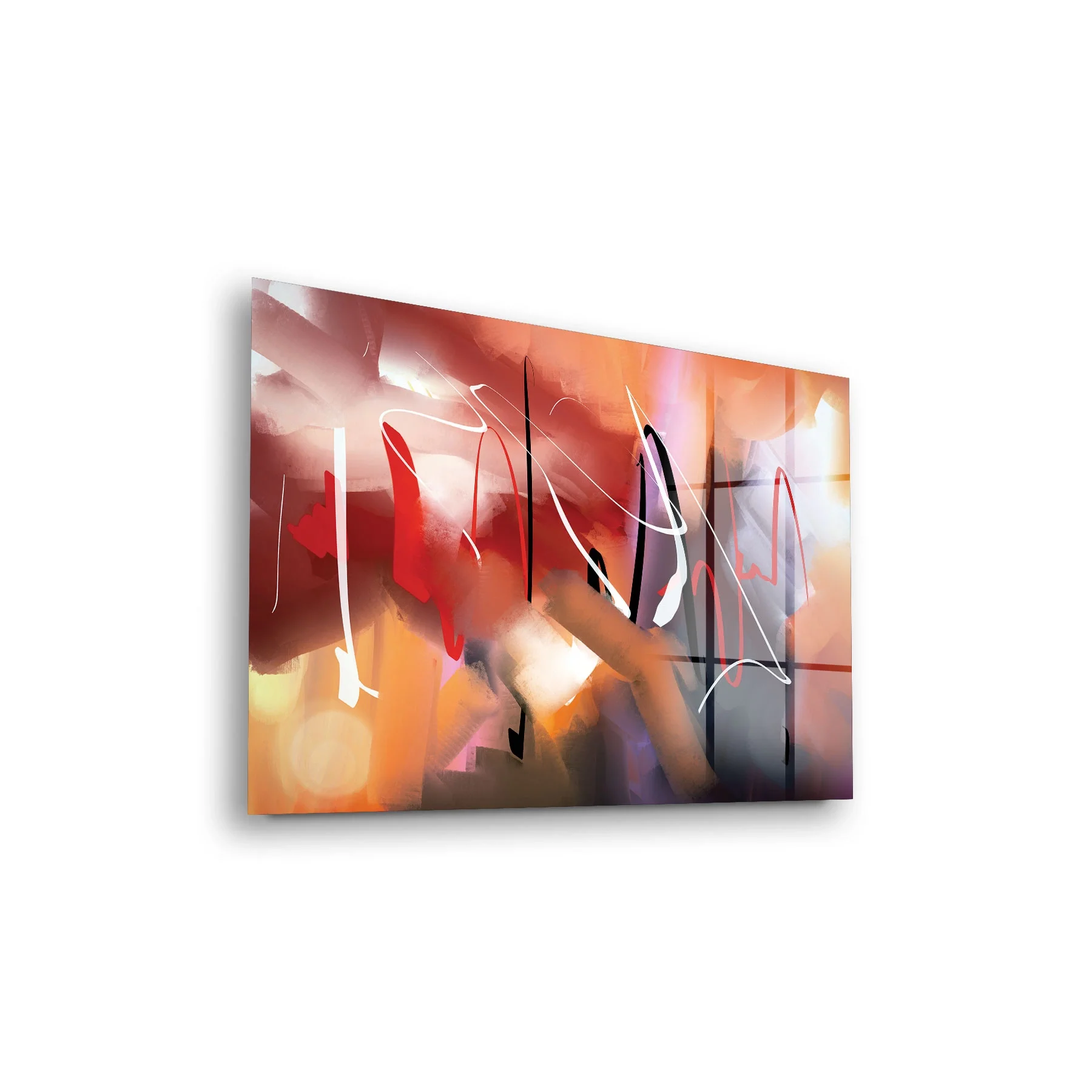 Decovetro Cam Tablo Abstract Colour Backround 30x40 cm