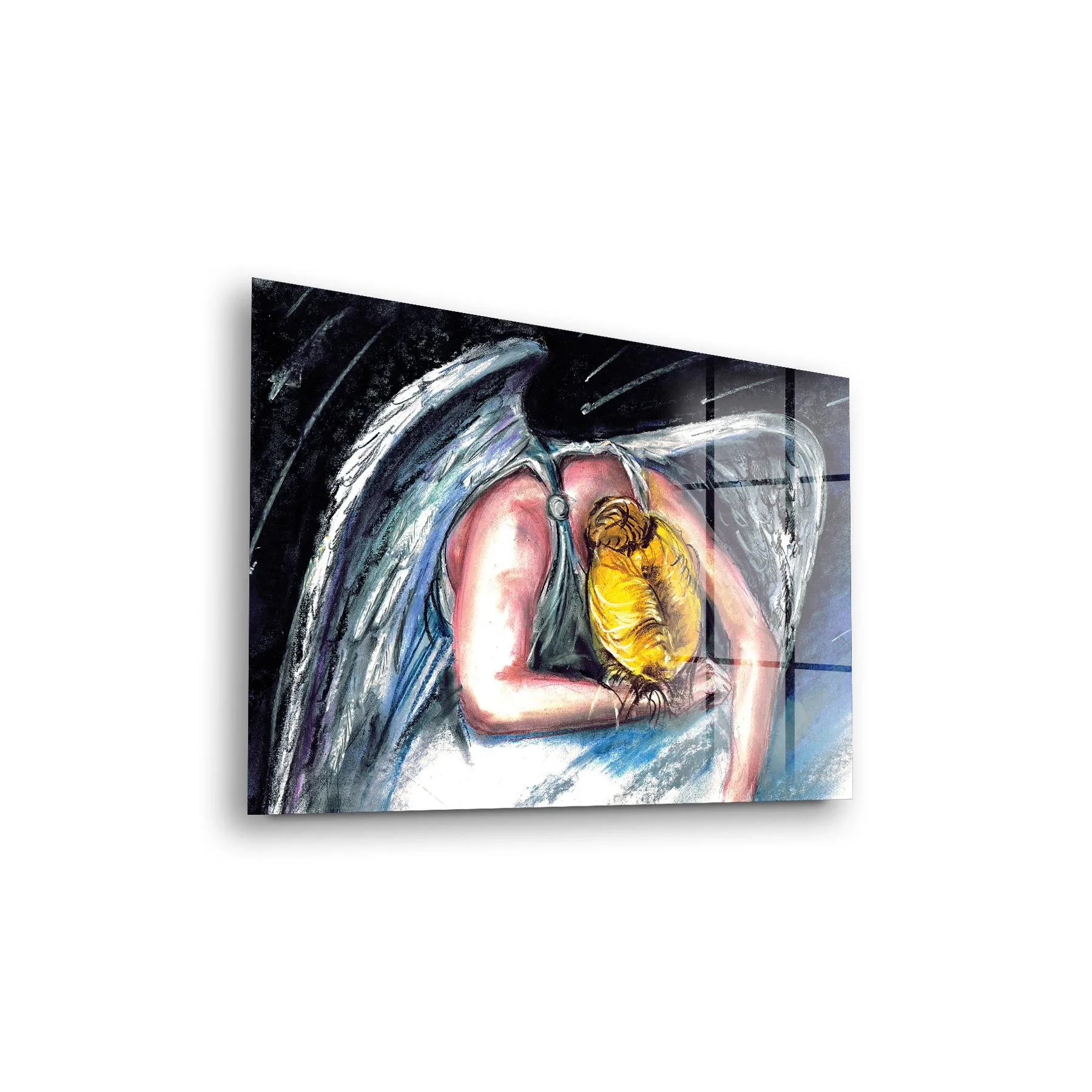 Decovetro Cam Tablo Angel Wings 30x40 cm