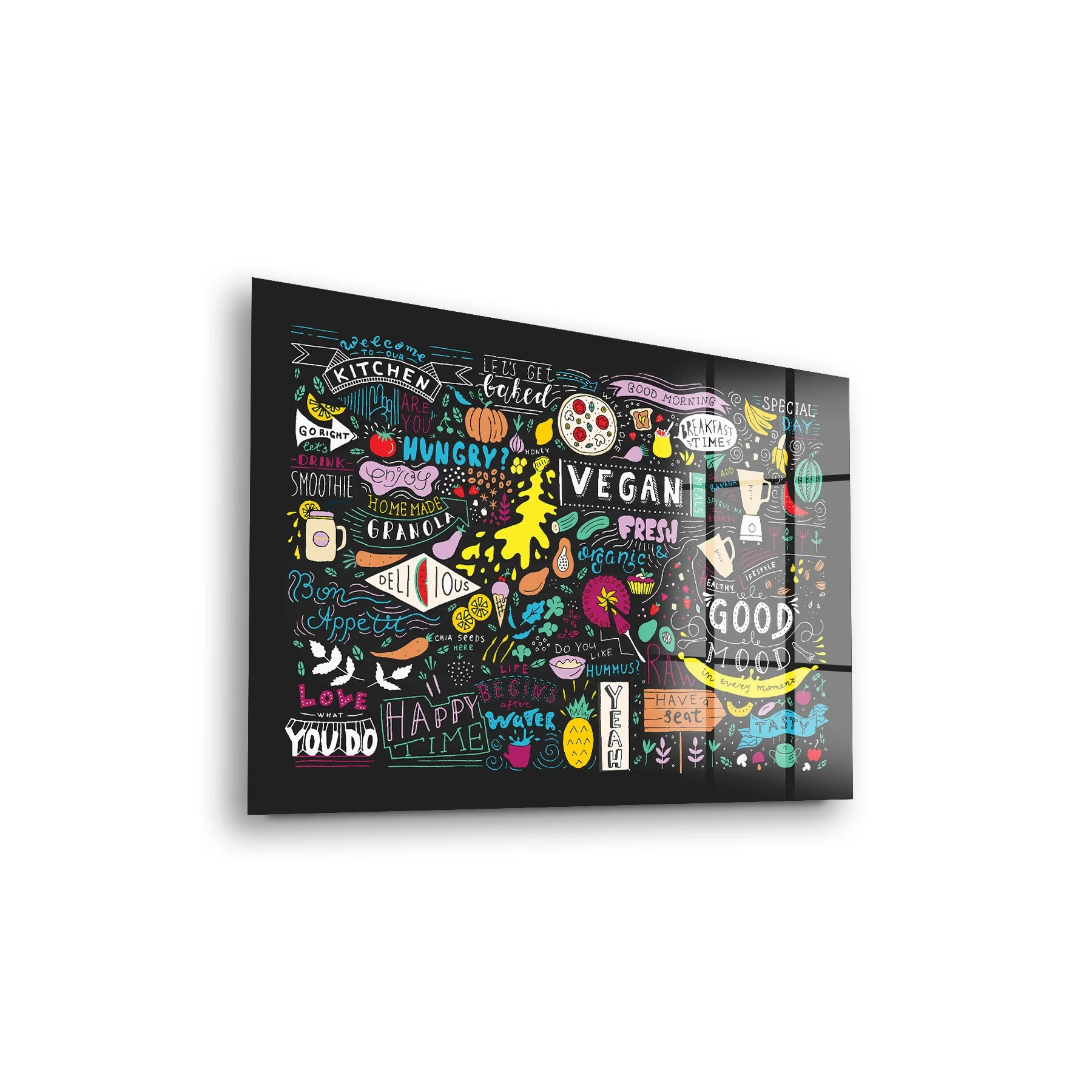 Decovetro Cam Tablo Vegan Style 30x40 cm
