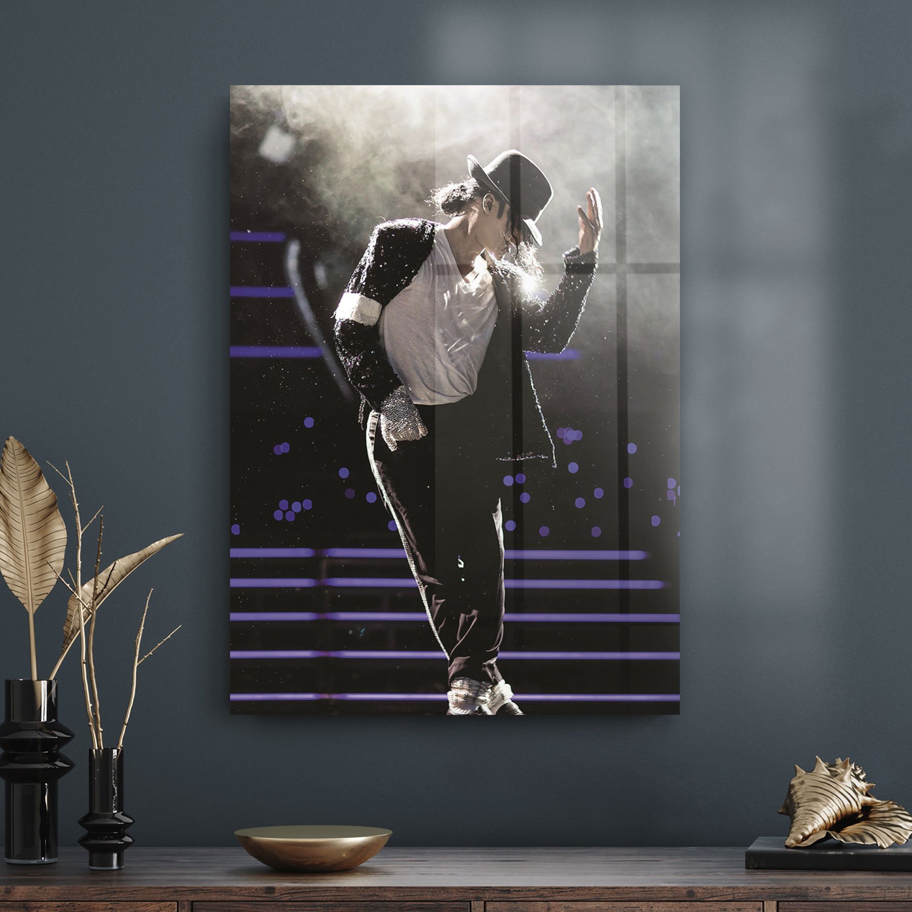Decovetro Michael Jackson Dans Cam Tablo 70x100 cm