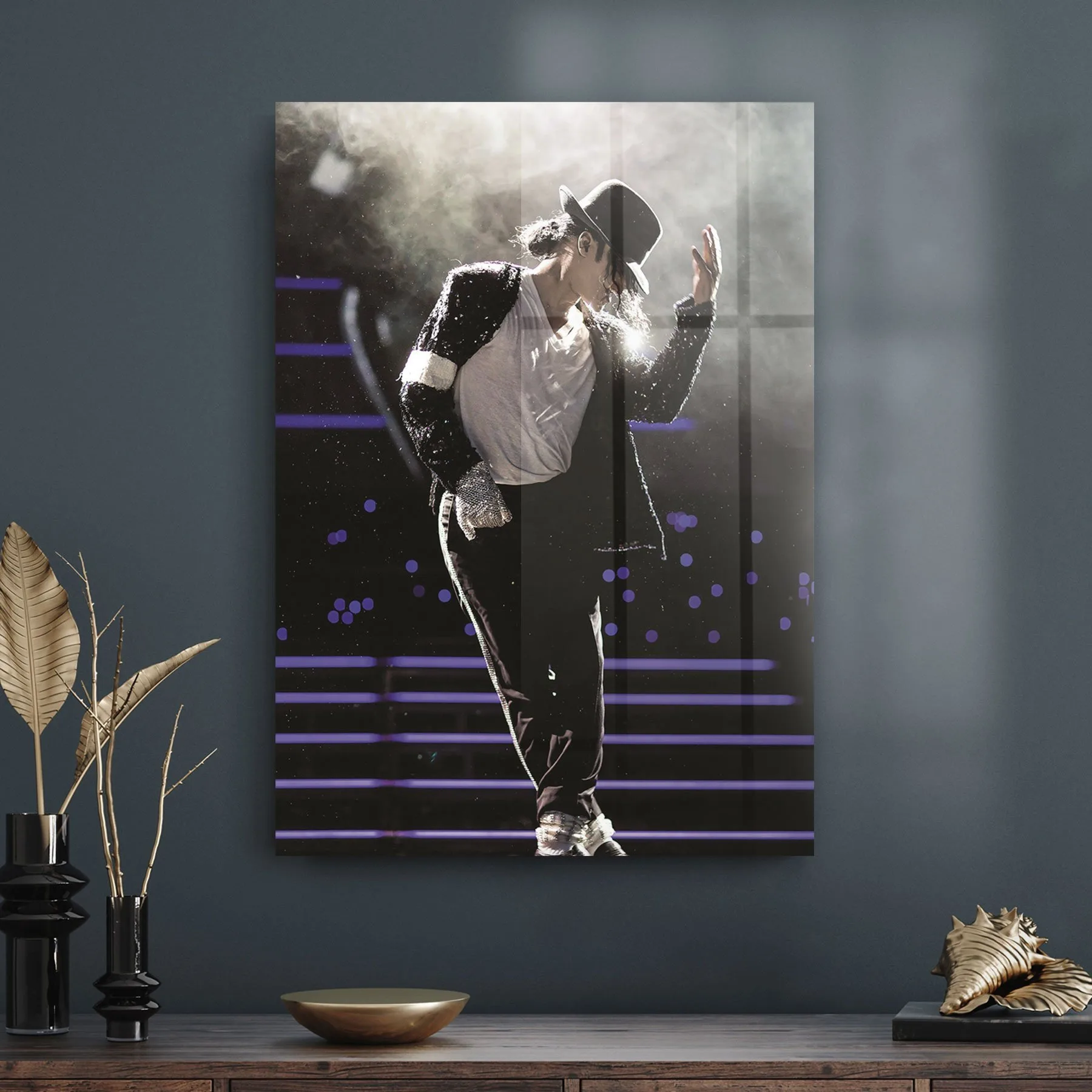 Decovetro Michael Jackson Dans Cam Tablo 70x100 cm