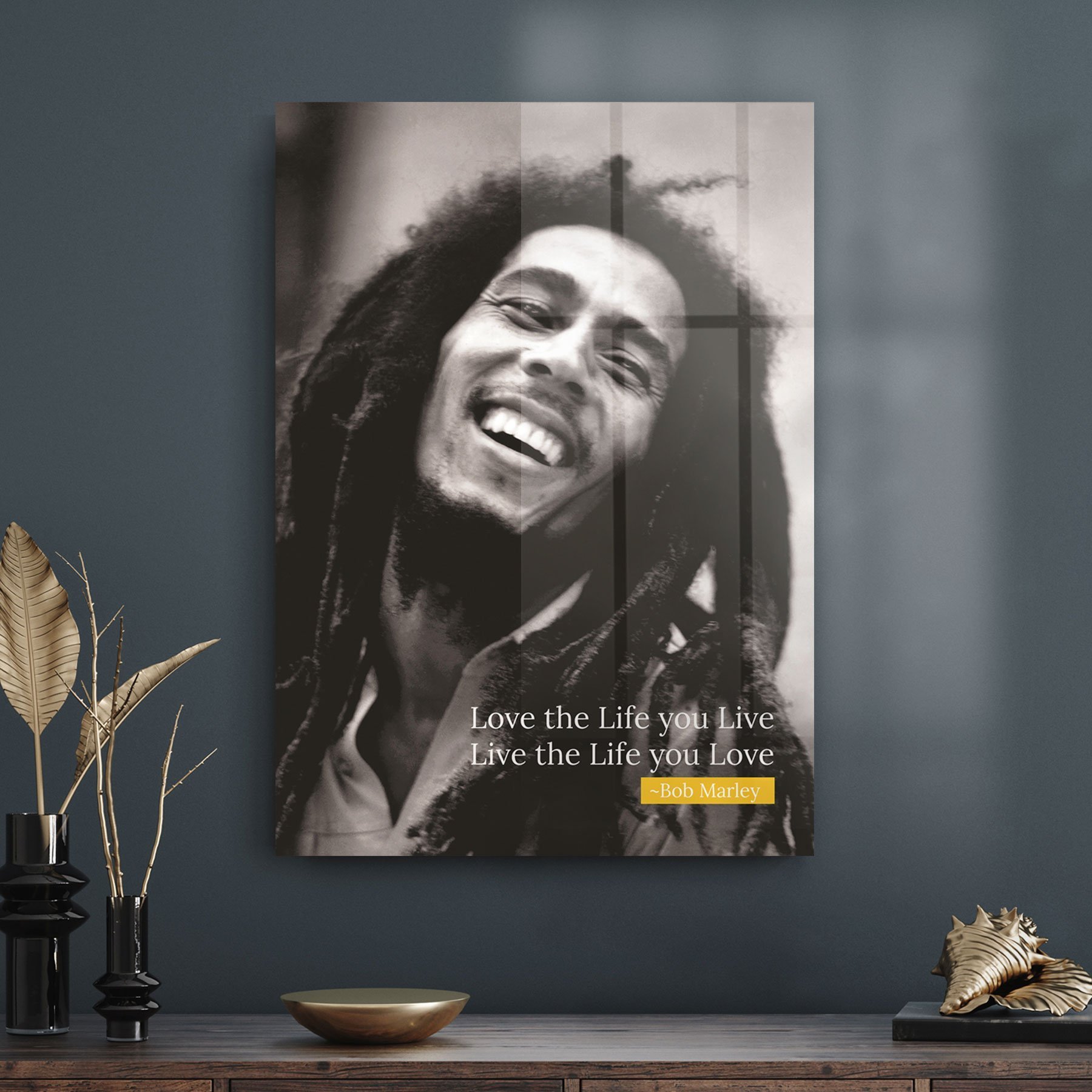 Decovetro Cam Tablo Bob Marley 70x100 cm