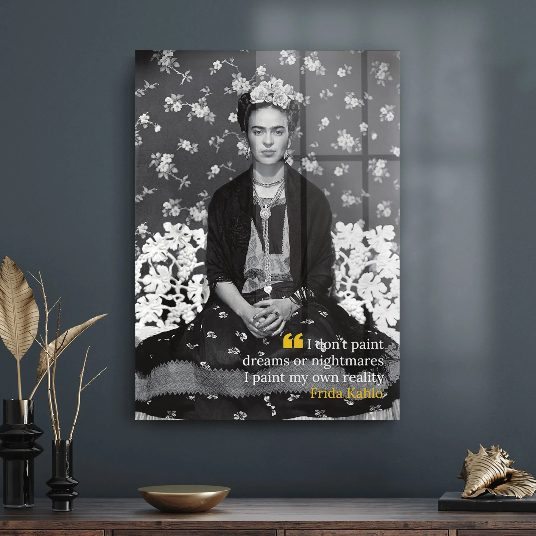 Decovetro Cam Tablo Frida Kahlo 70x100 cm