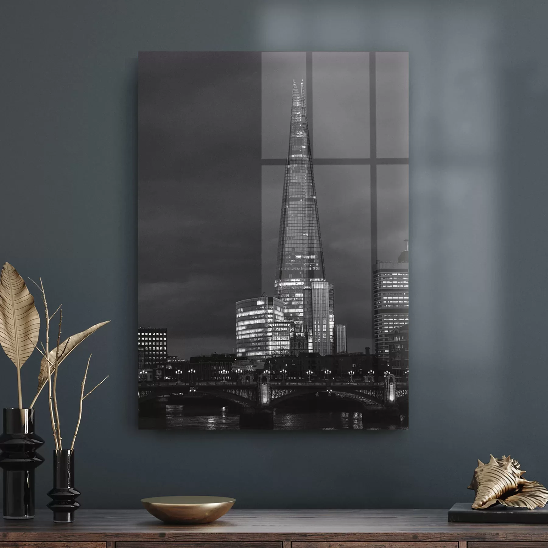 Decovetro Cam Tablo Şehir Manzarası 70x100 cm