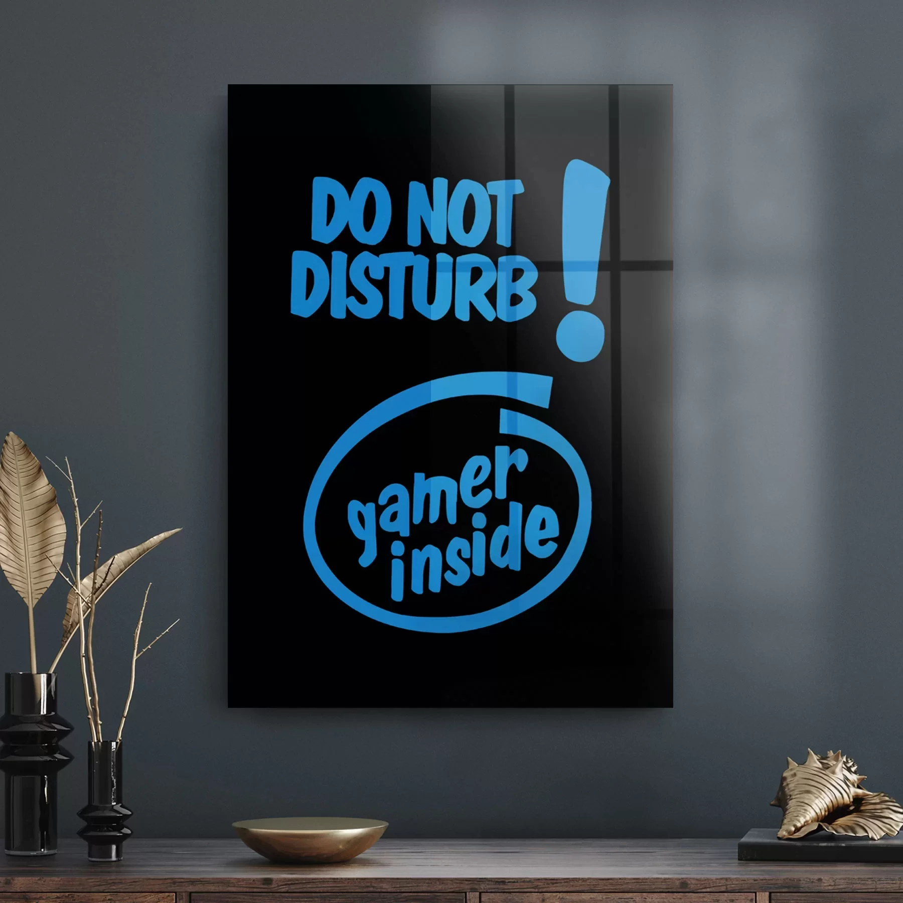 Decovetro Cam Tablo Do Not Disturb Yazılı 70x100 cm