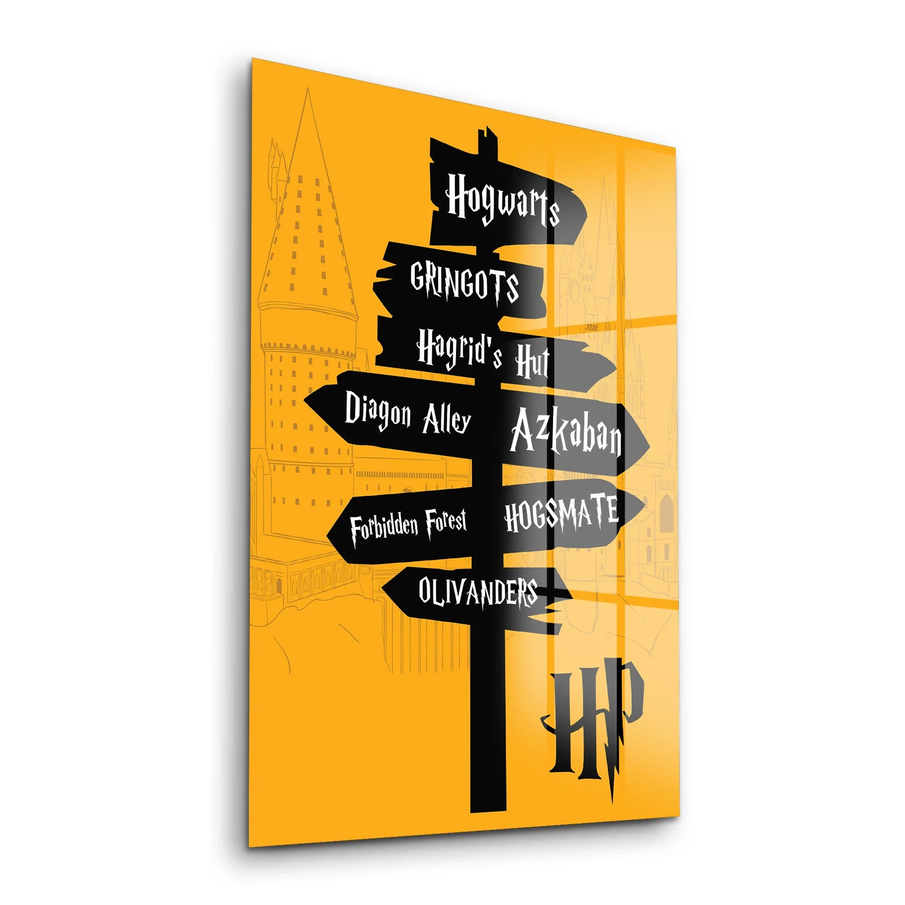 Decovetro Cam Tablo Harry Potter Sign 70x100 cm