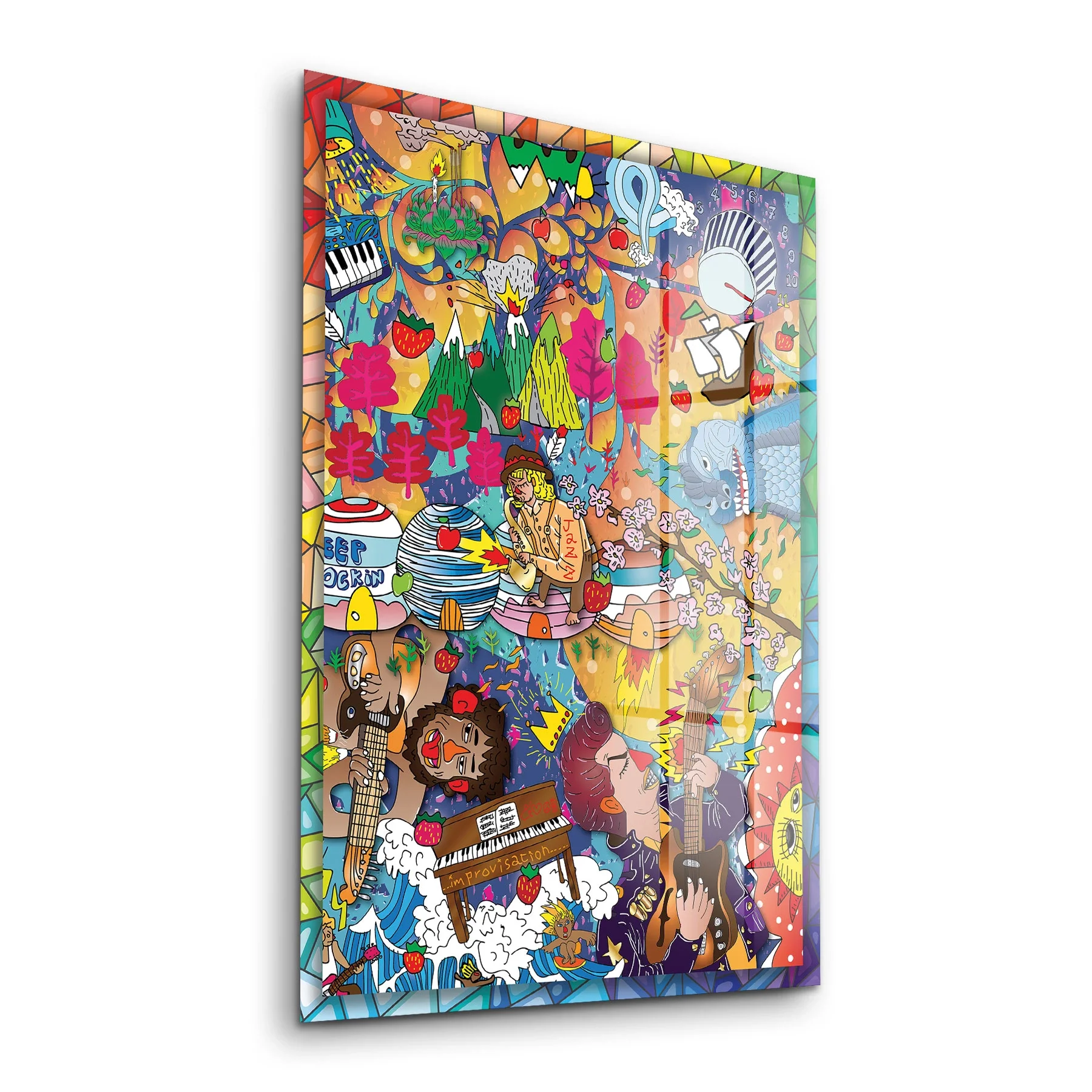 Decovetro Cam Tablo Pop Art Karma 70x100 cm