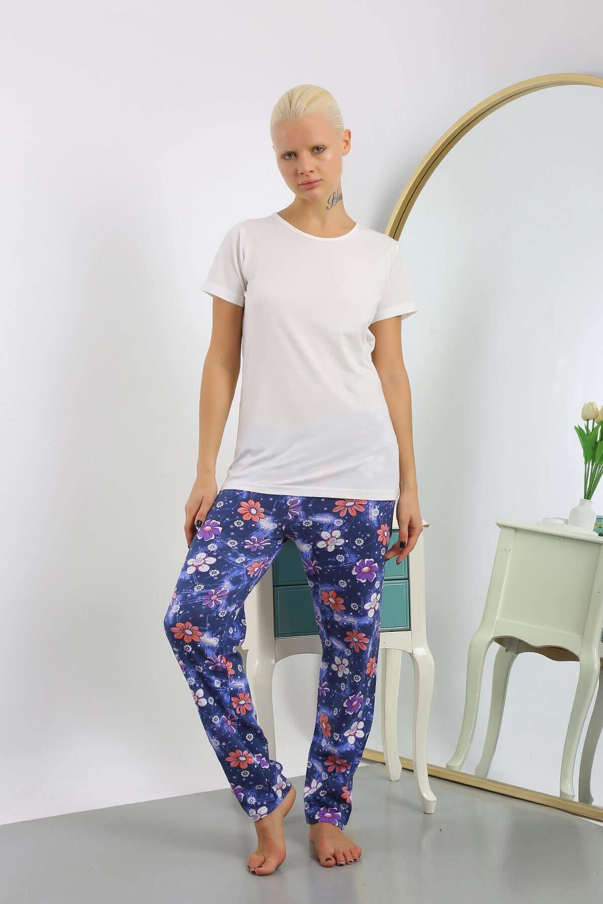 Angelino Kadın Pamuklu Alt Pijama 27391