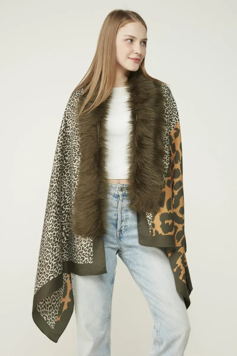 Yama Desenli Leopar Desenli Panço NW13955-3 – Yeşil
